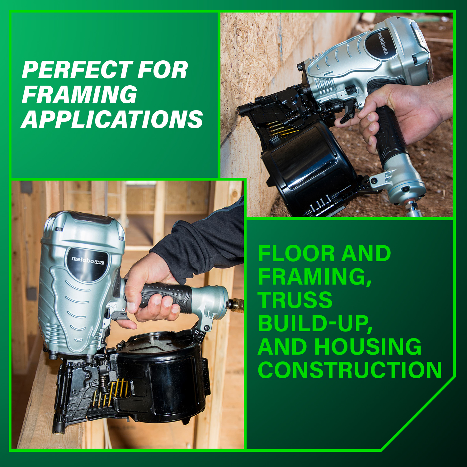 Metabo HPT NV90AGSM Cordless-Nailer - View #3