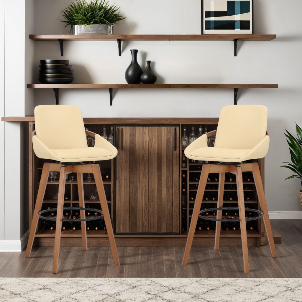 Armen Living LCBABAWACR30 stools - View #6