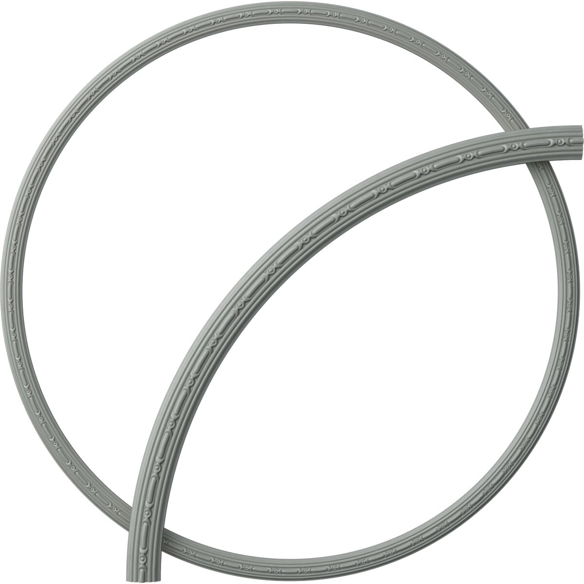 Ekena Millwork CRK64MD Medea 64-Inches x 64-Inches Full Urethane Ceiling Ring