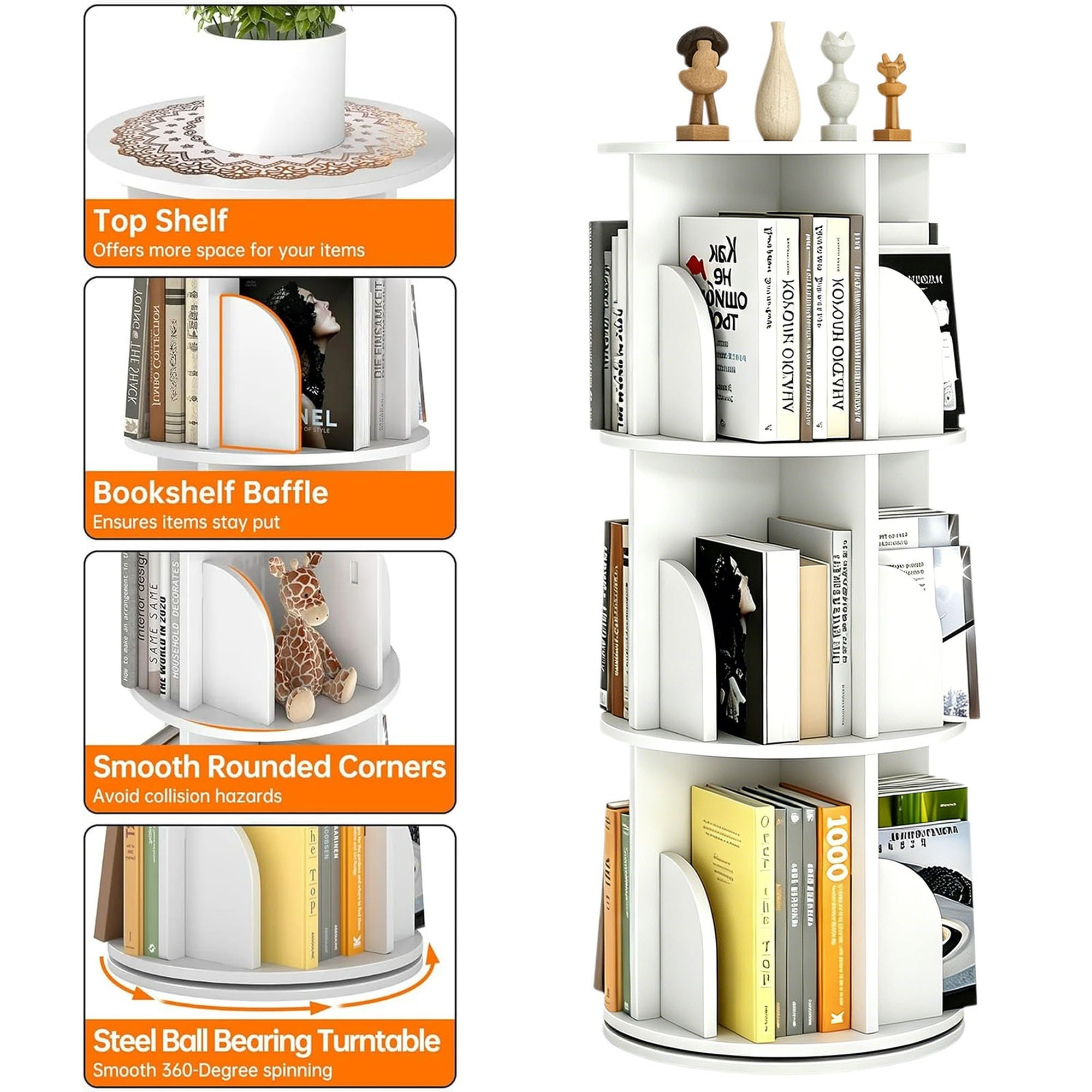 HyperDrop Cart ZW-W3101P492526 bookcases - View #2
