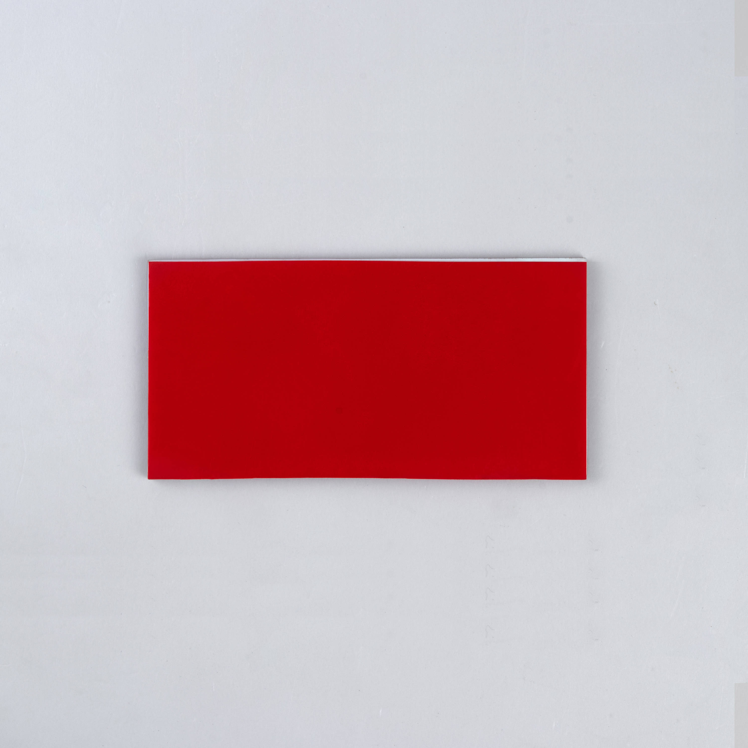 White Hand-Painted Glass Peel and Stick Subway Wall Tile