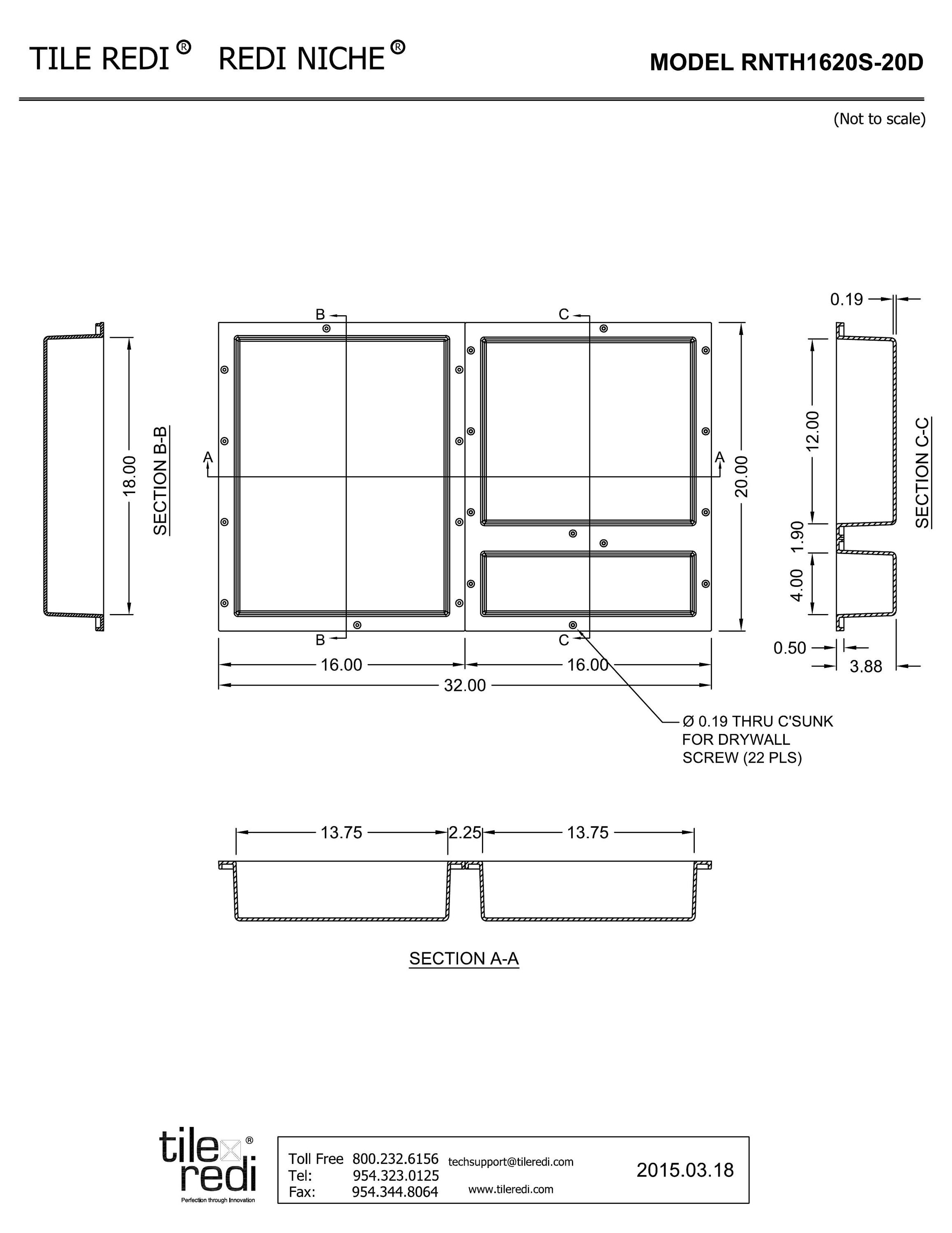 Tile Redi RNTH1620S-20D Shower-Accessories - View #5