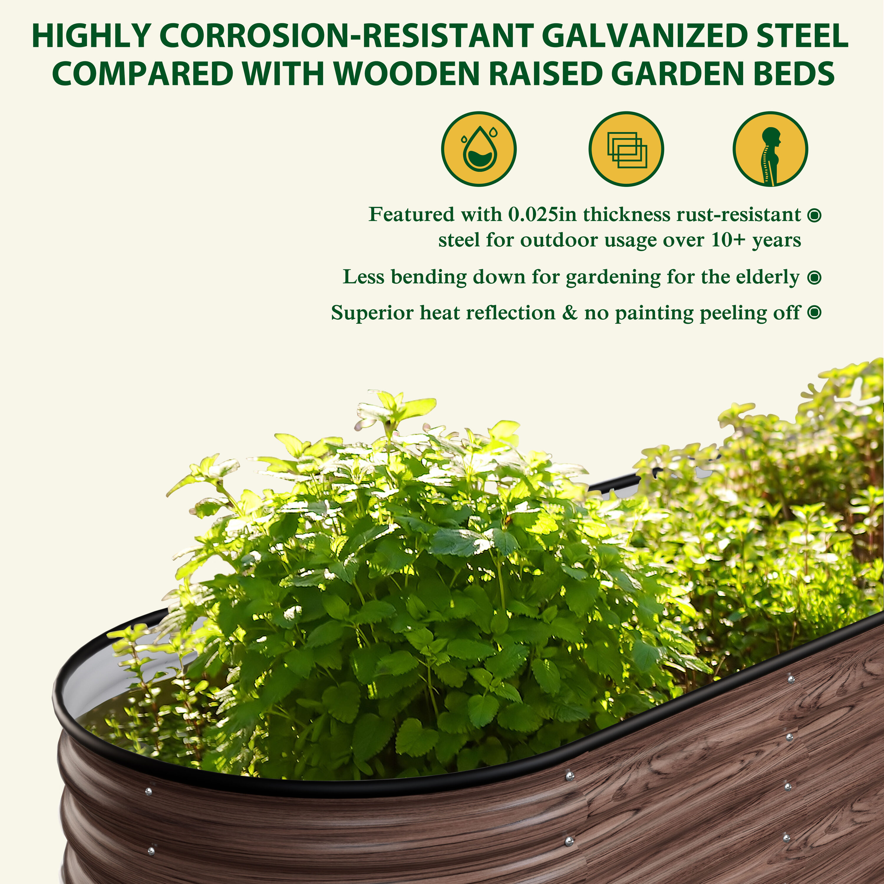 VEIKOUS PG0102-63-02GY Raised-Garden-Beds - View #6