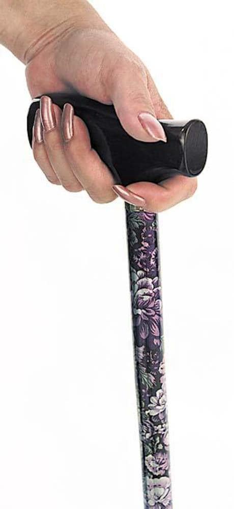 Essential Medical Supply Spring Garden Collection Women’s Cane with Derby Handle in Lilac
