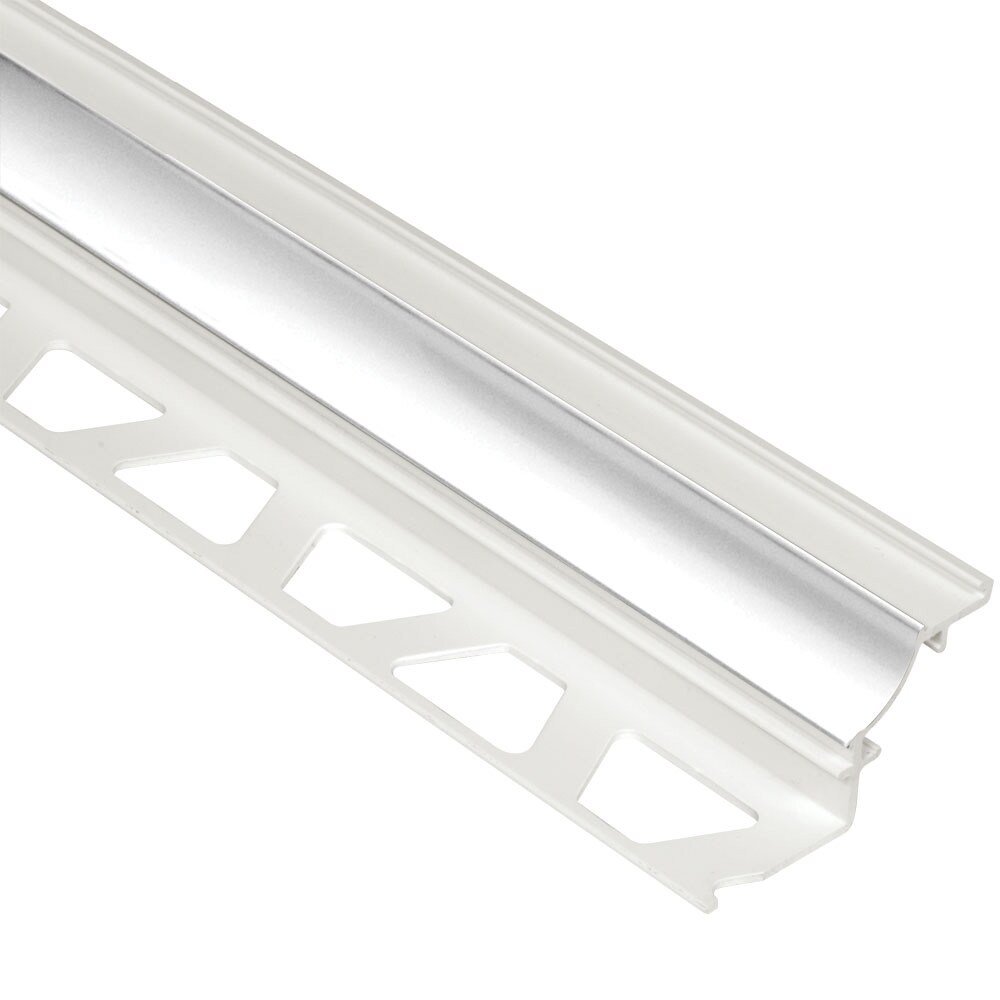 Schluter Systems PHK1S80BW Dilex-PHK 0.313-in W x 98.5-in L Bright white PVC Cove base Tile Edge Trim