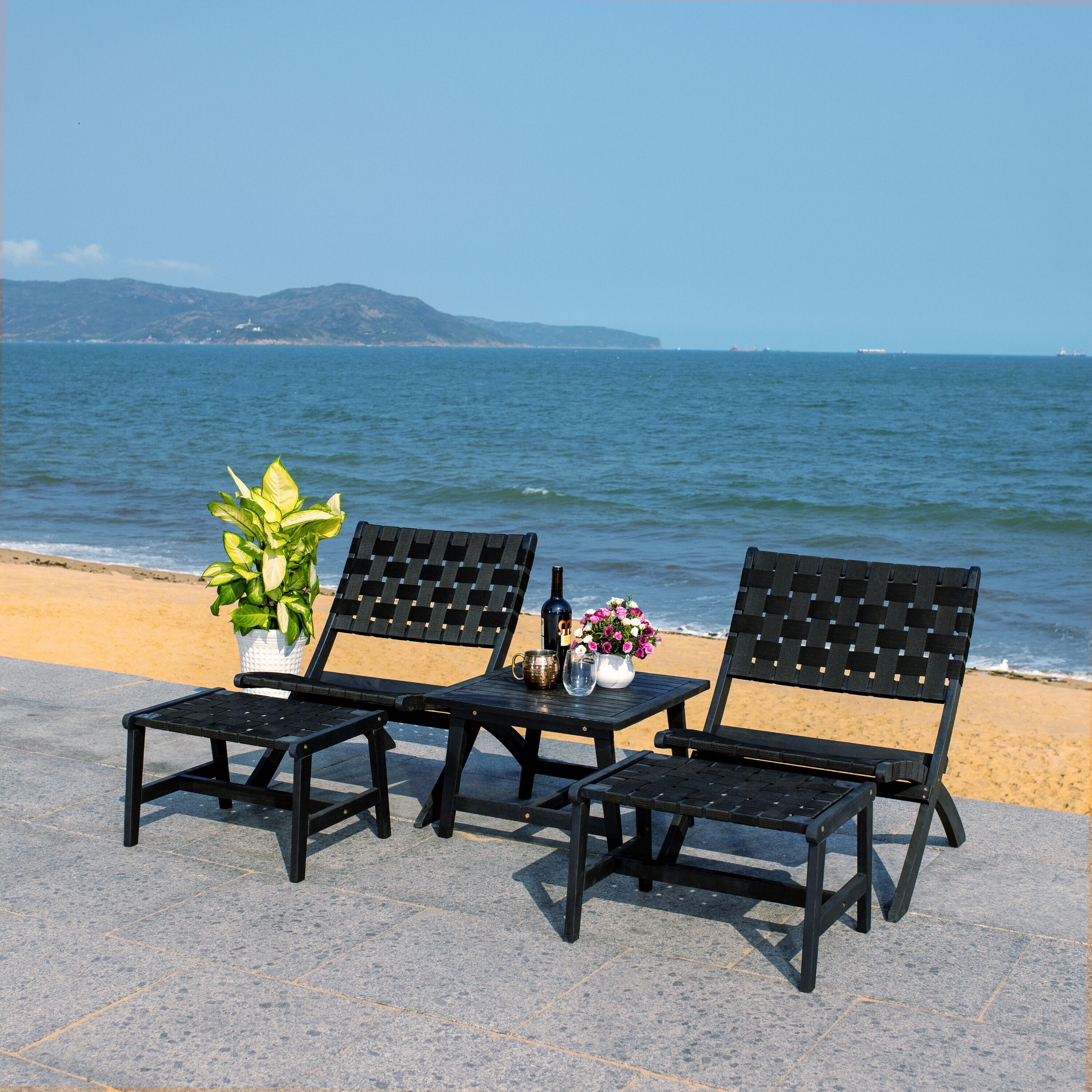 Safavieh PAT7078C Patio-Conversation-Sets - View #8