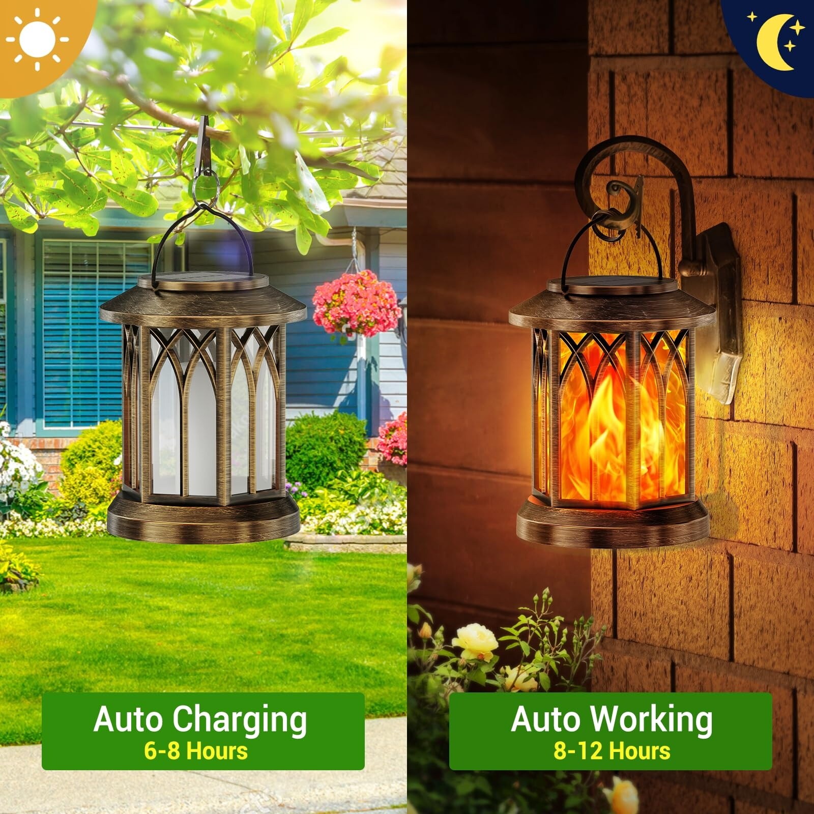 Afoxsos LAF0423L24 Outdoor-Decorative-Lanterns - View #3