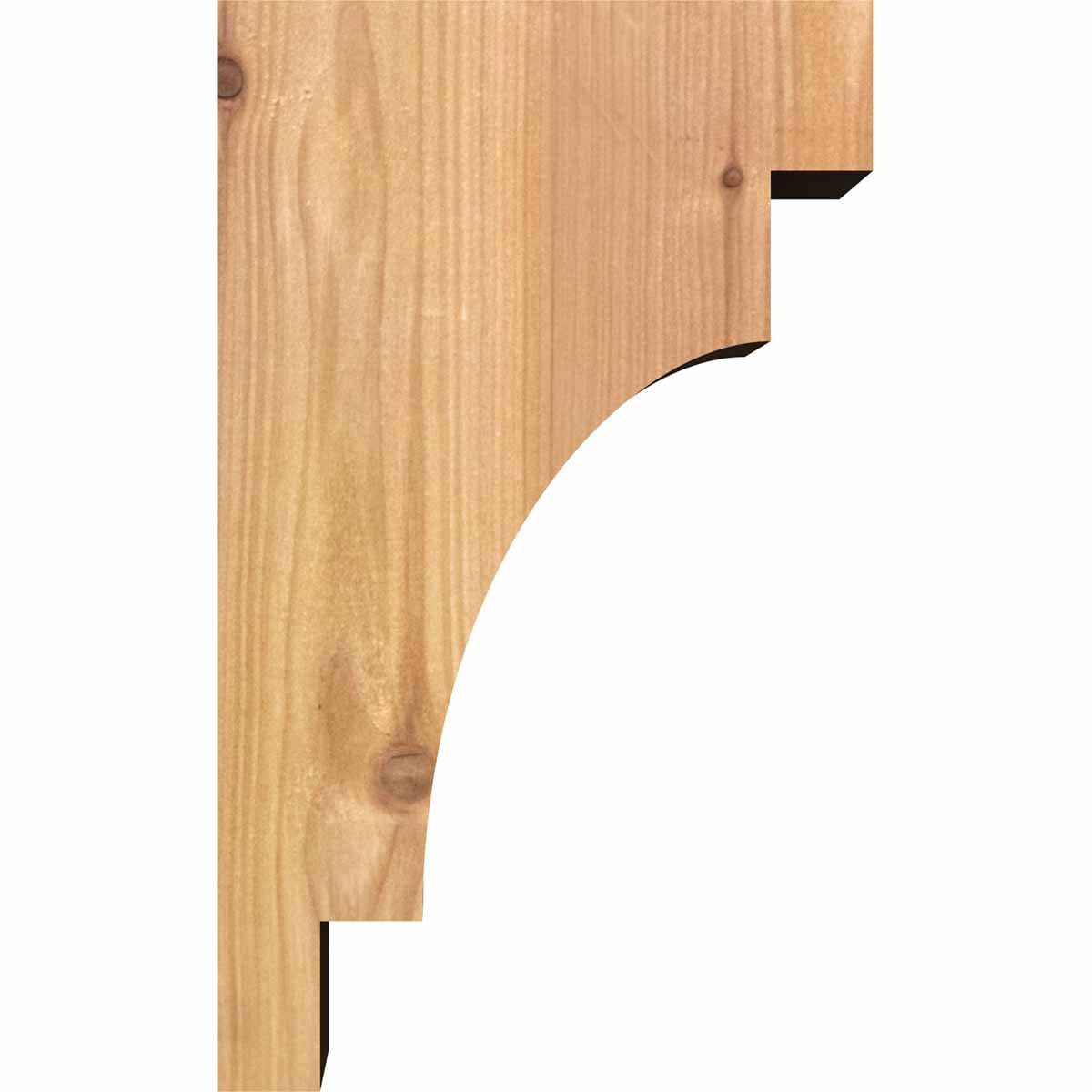 Western Red Cedar 10" Smooth Rustic Corbel