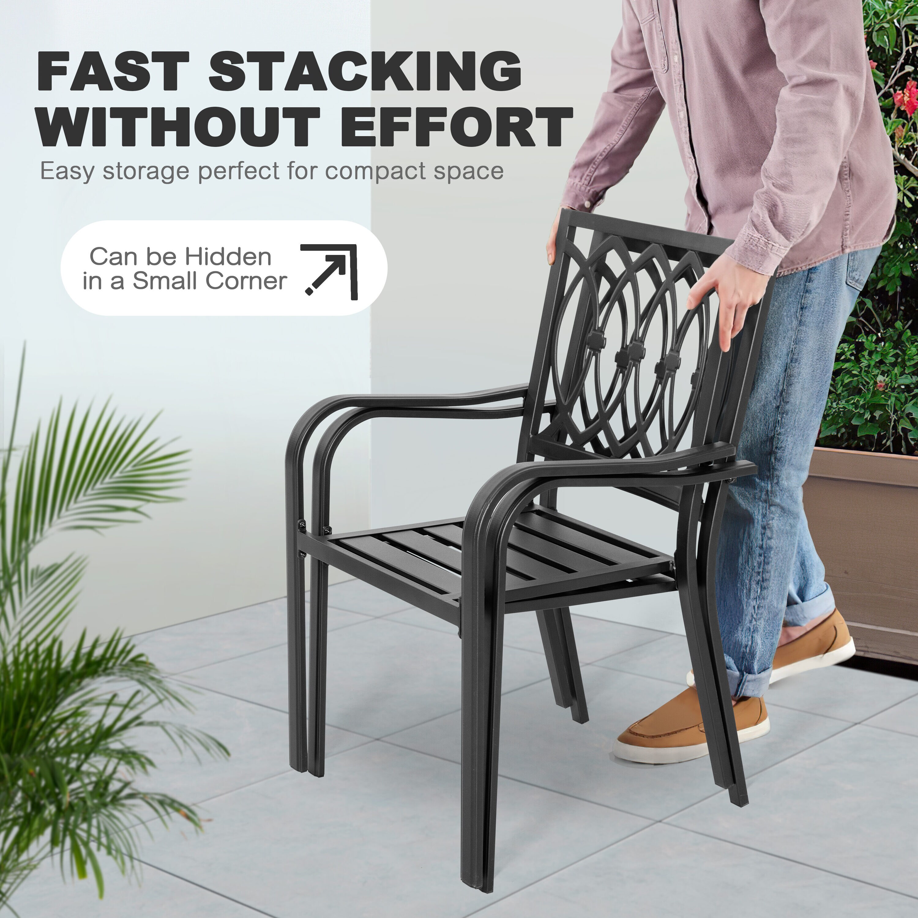 Nuu Garden DB155F Patio-Chairs - View #6