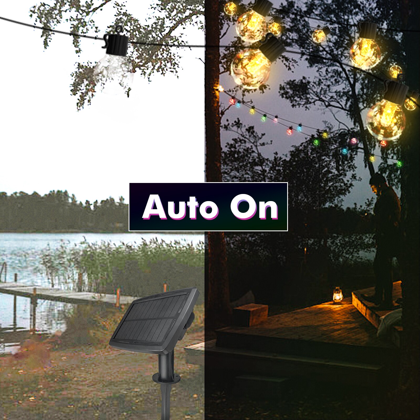 Avatar Controls 25-ft Solar Indoor/Outdoor String Light with