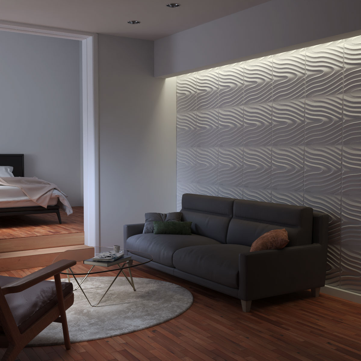 Ekena Millwork WP20X20KHWH-CASE-10 Wall-Panels - View #10
