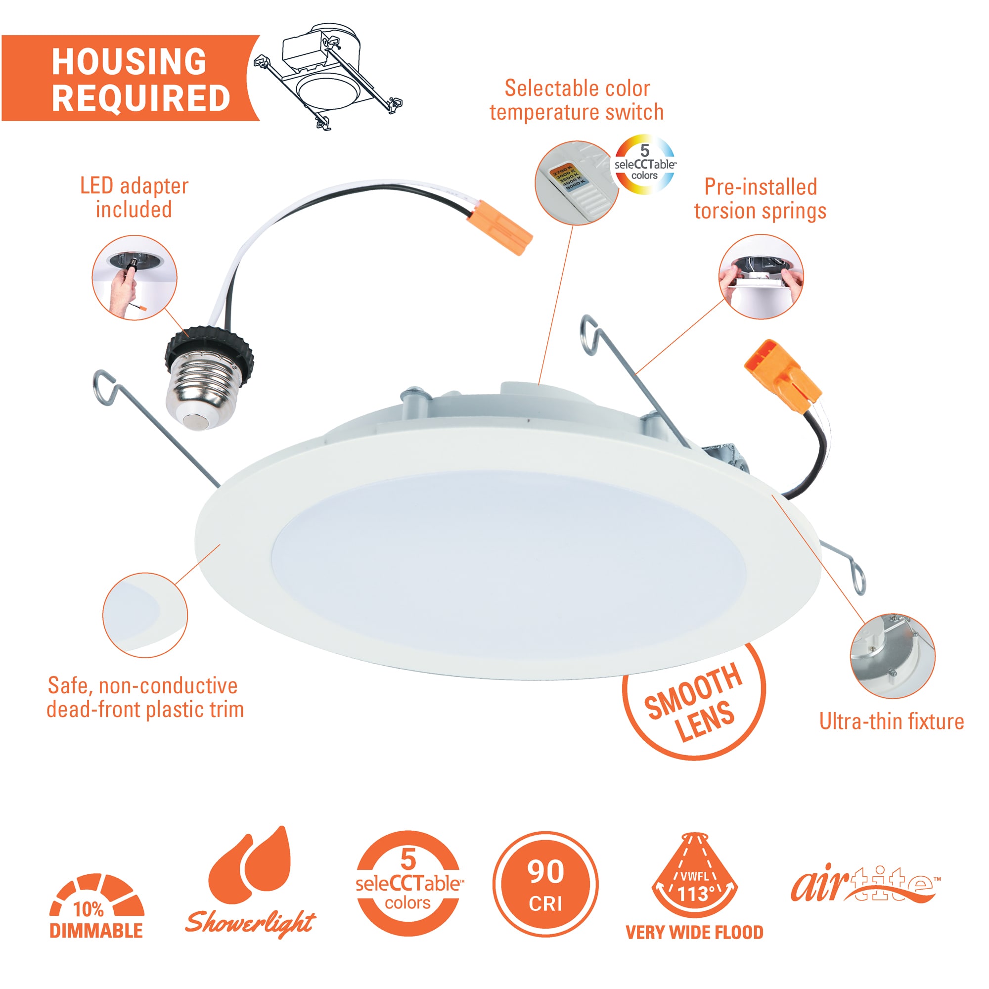 Halo HLBT609FS5 Led-Retrofit-Downlight - View #3