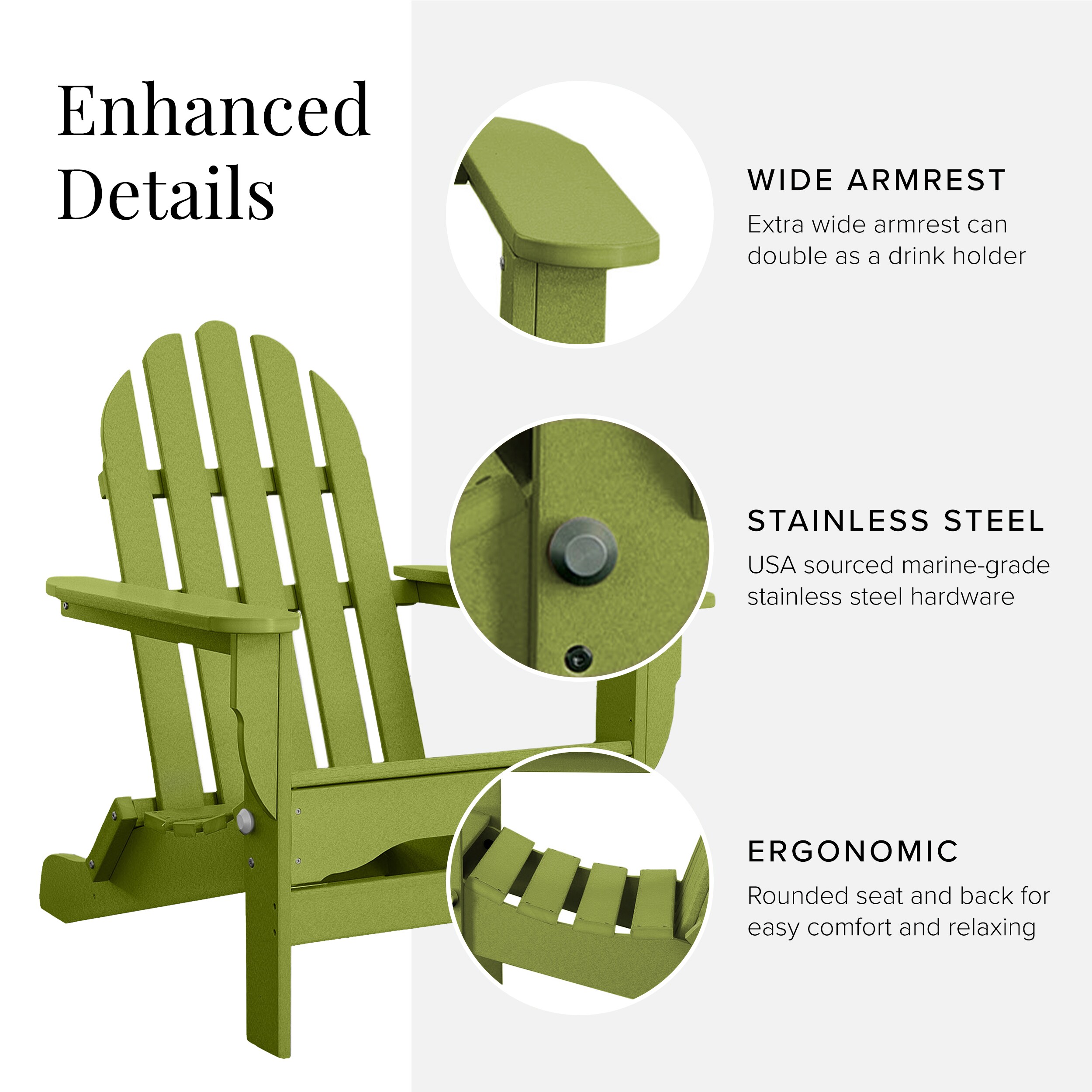 DuroGreen TAC80204PKLI Patio-Conversation-Sets - View #4