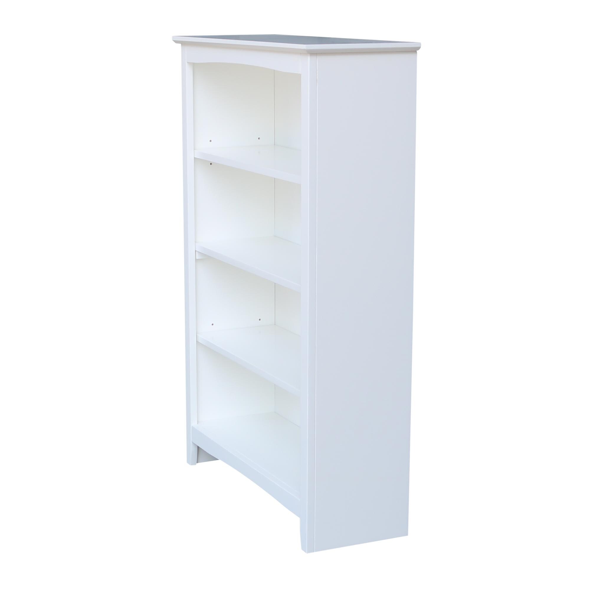 Invisible bookcase set of 4 small in white
