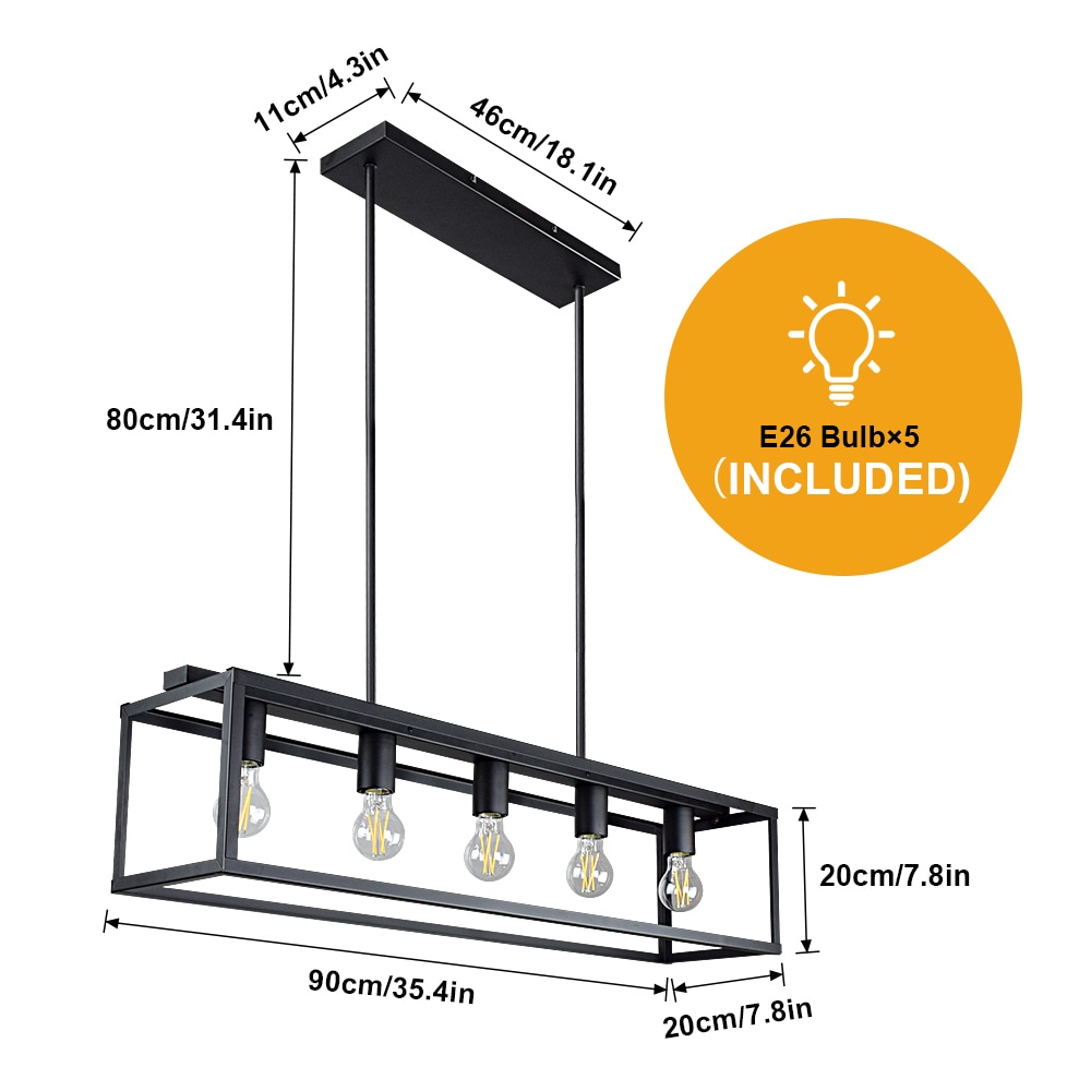 Depuley WSCDD21-5B Pendant-Lights - View #3