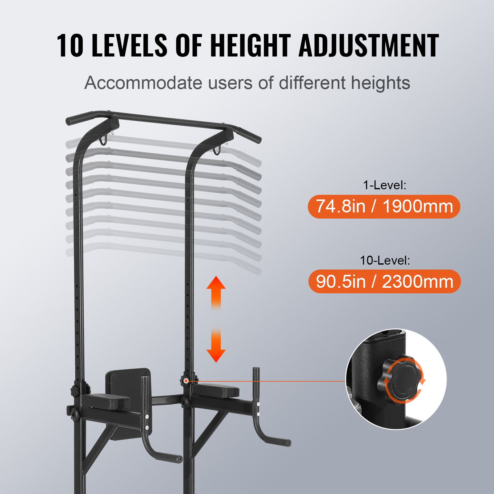 VEVOR DGNYTXSJDZDK4EQYXV0 Pull-up-Push-up-Bars - View #4