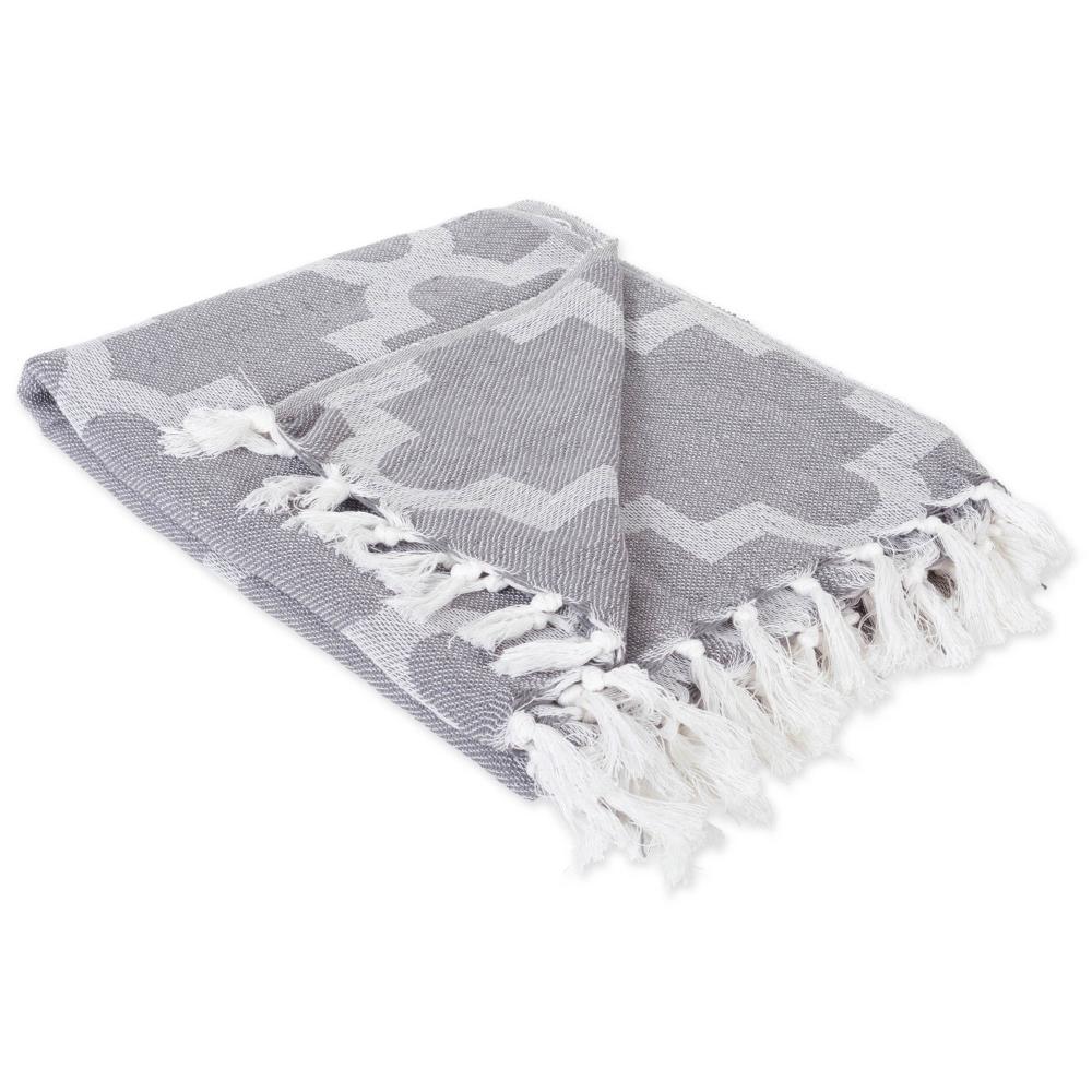 DII CAMZ38554 Gray 50-in x 60-in Polyester Throw
