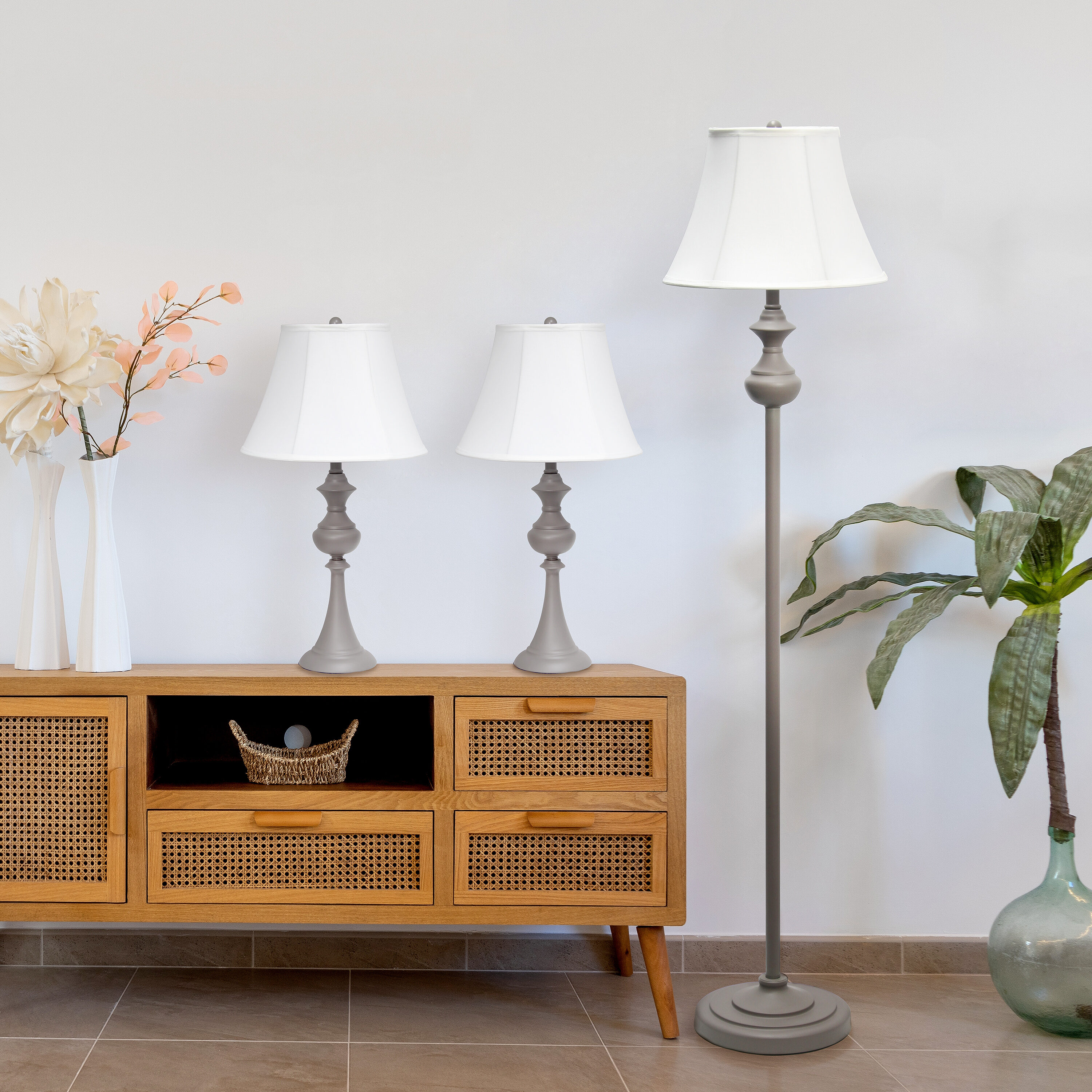 Lalia Home LHS-1007-GY Lamp-Sets - View #8