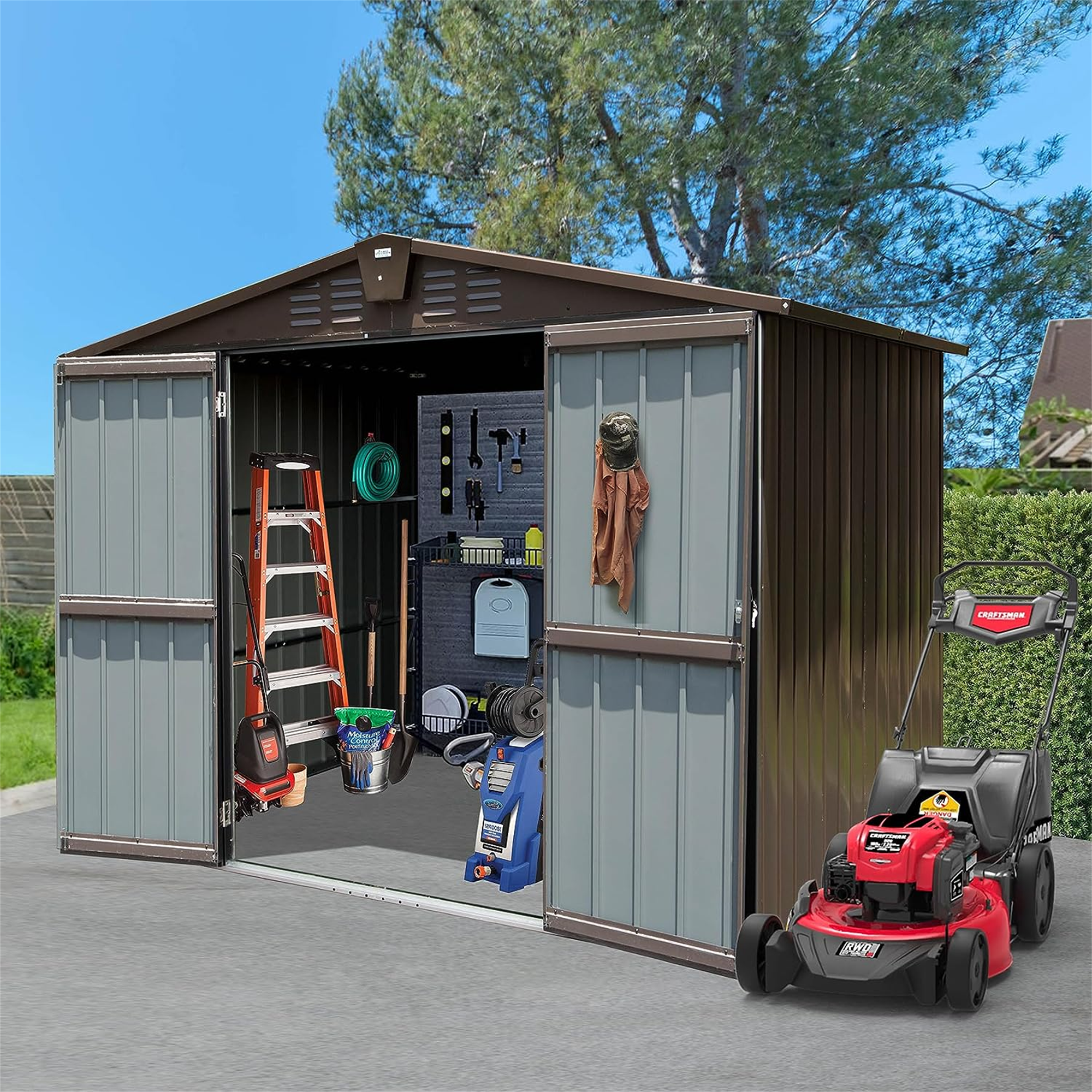 Kahomvis CREF-QP211-39 Metal-Storage-Buildings-Sheds - View #7
