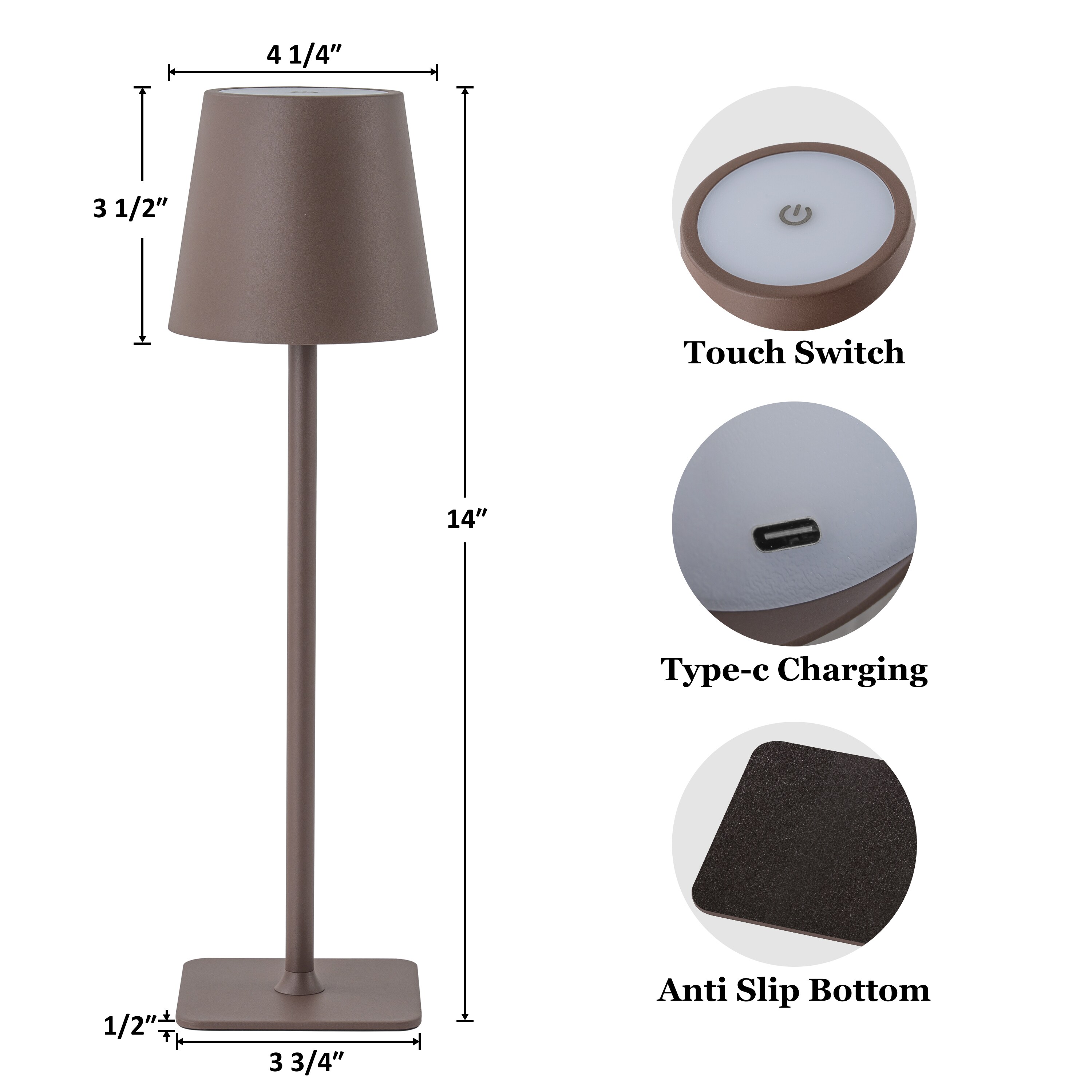C Cattleya LCA2615-4TB Table-Lamps - View #5