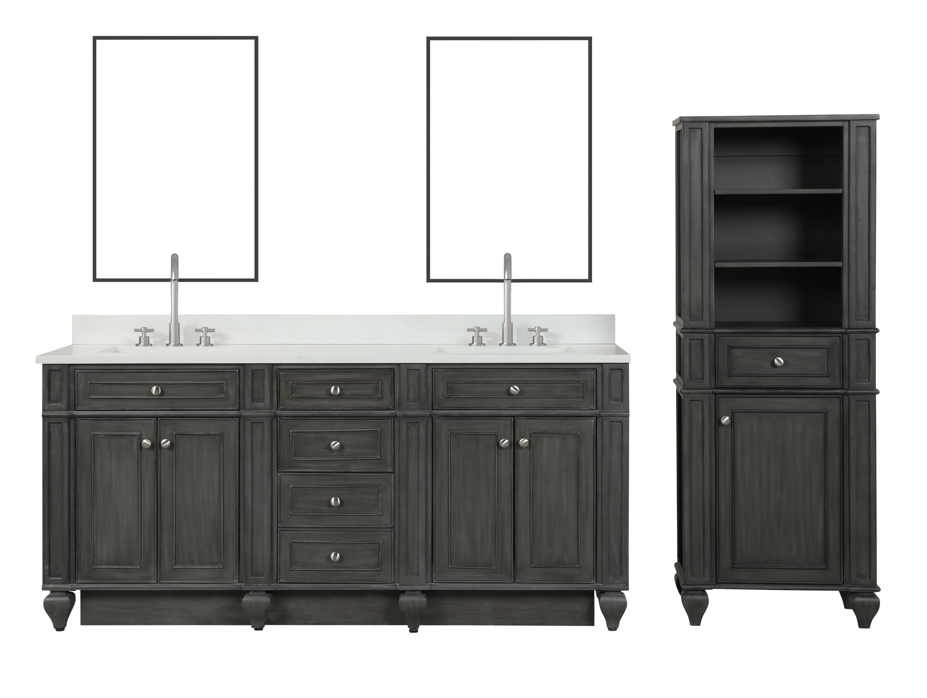 Design Element WN-72-GY Bath-Vanity-Combo - View #15