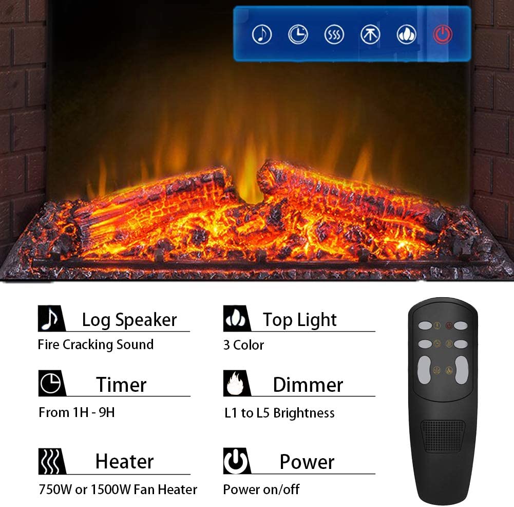 Clihome VL-EF30T Electric-Fireplaces - View #5