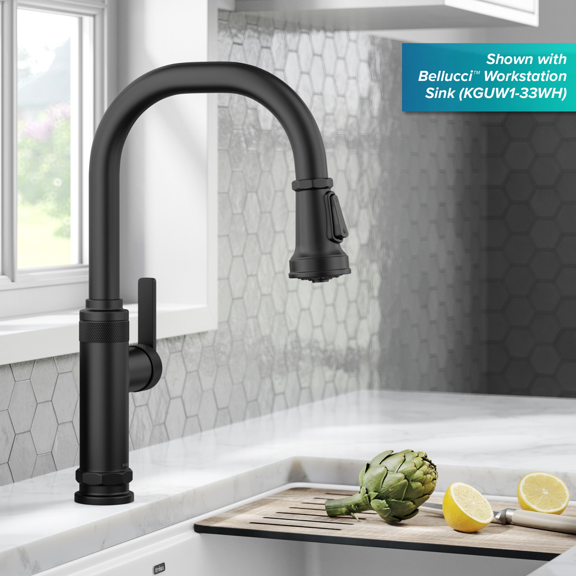 Kraus KPF-4102MB Kitchen-Faucets - View #3