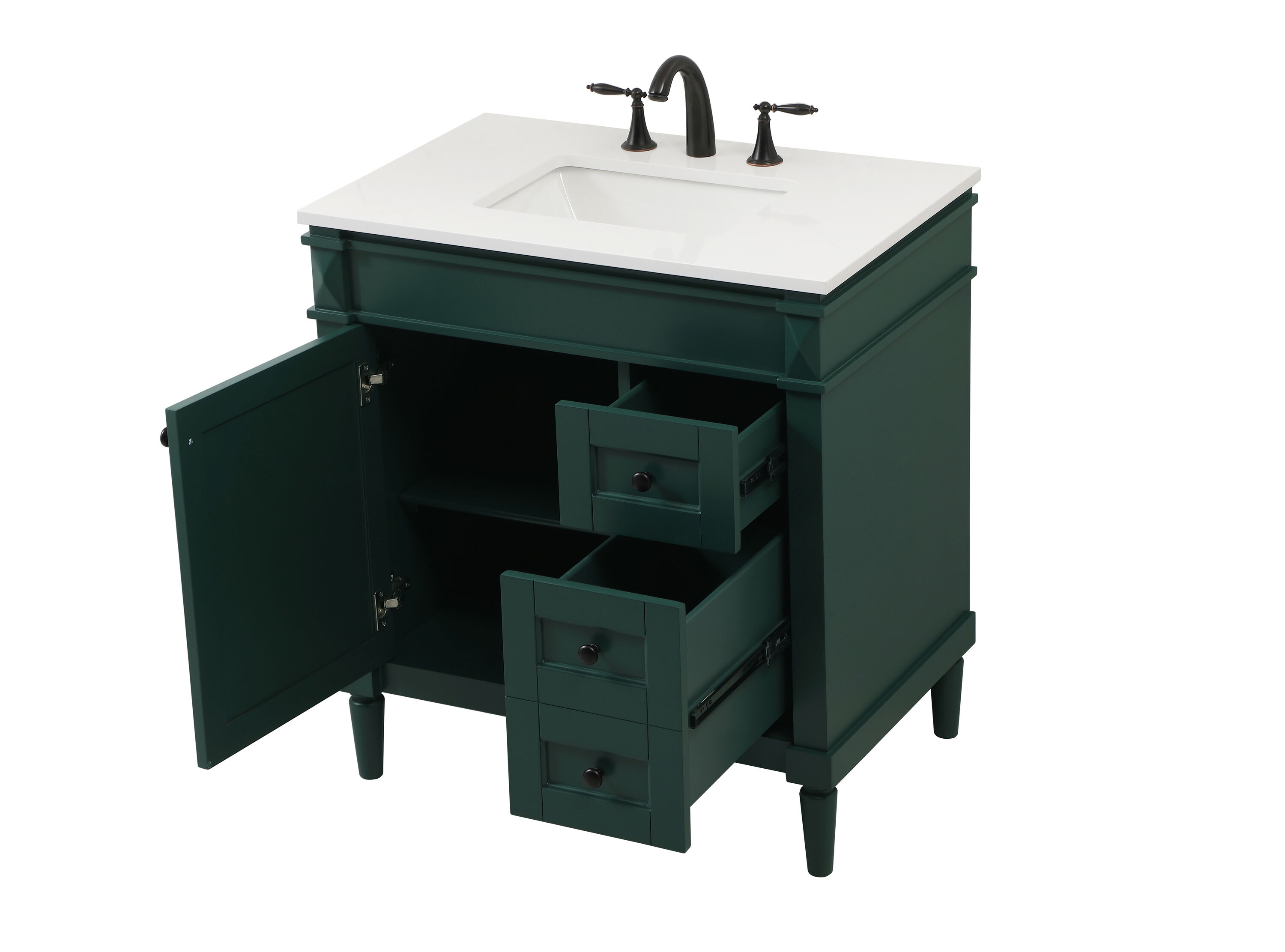 Elegant Decor HF95496GN Bath-Vanity-Combo - View #5