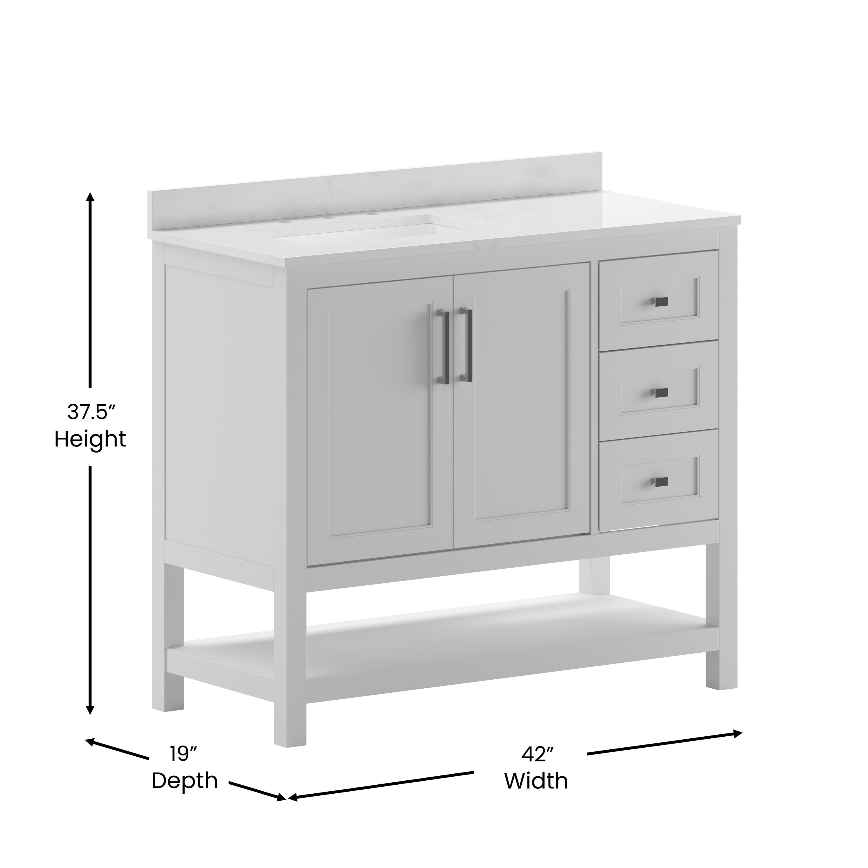 Emma + Oliver 196861106231 Bath-Vanity-Combo - View #6
