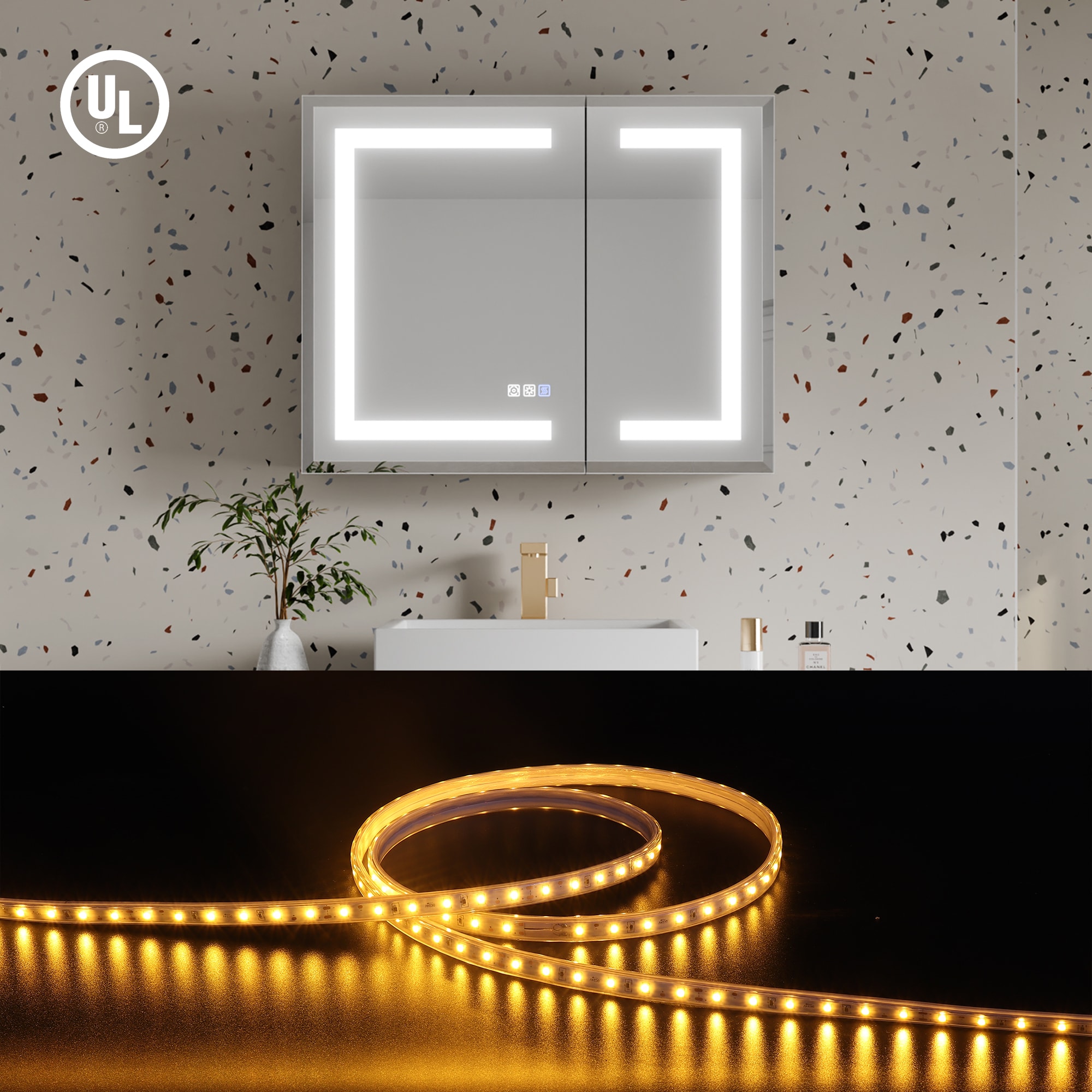 WELLFOR EXMC2030LD Bathroom-Medicine-Cabinets - View #13