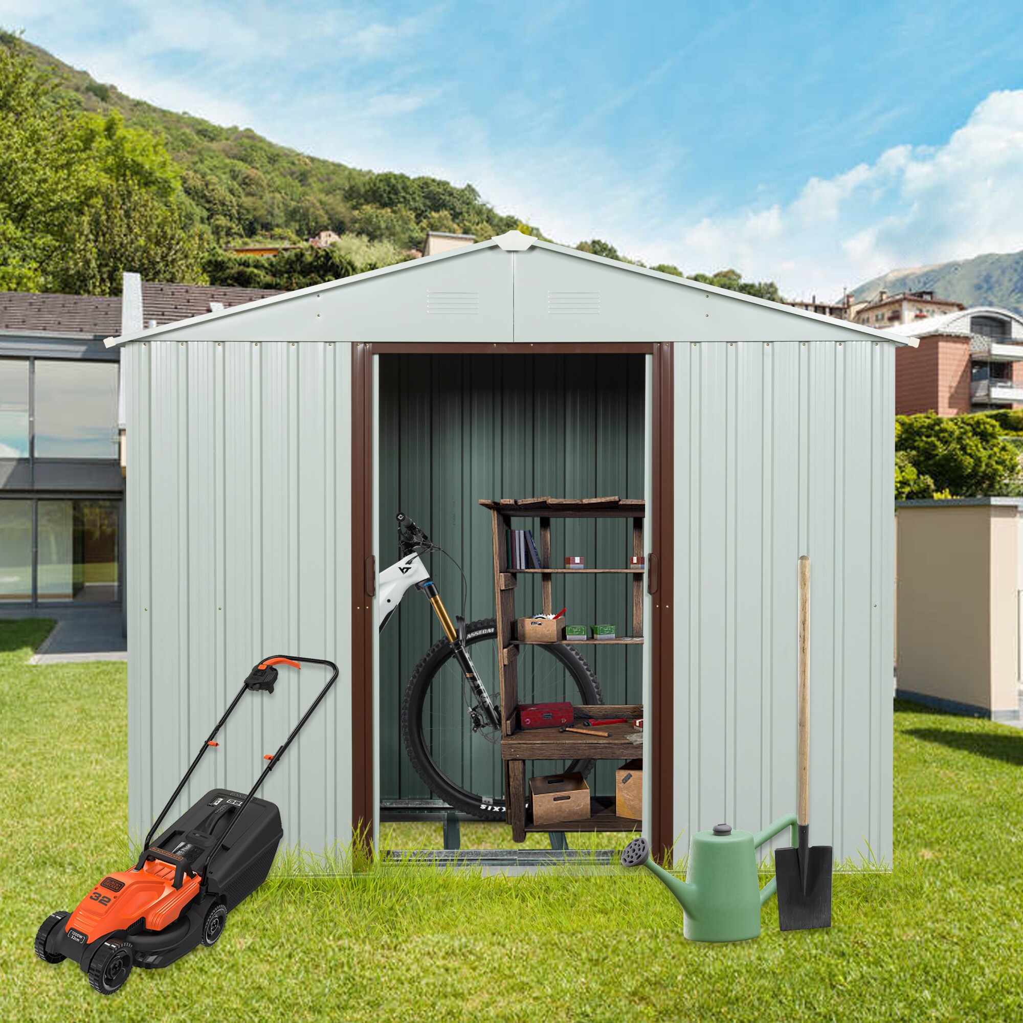Xspracer ML-OS138 Metal-Storage-Buildings-Sheds - View #8