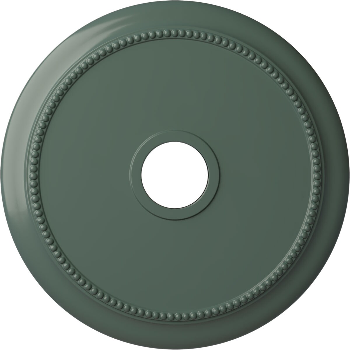 Ekena Millwork CM24CRCBF Crendon 24.125-in W x 24.125-in L Painted Cloud Burst Polyurethane Whole Ceiling Medallion