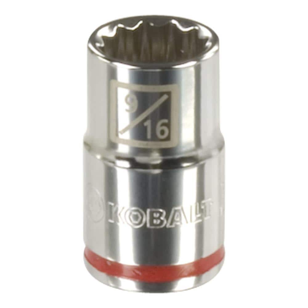 Kobalt 85269 1/2-in Drive Standard (SAE) 9/16-in Shallow Socket