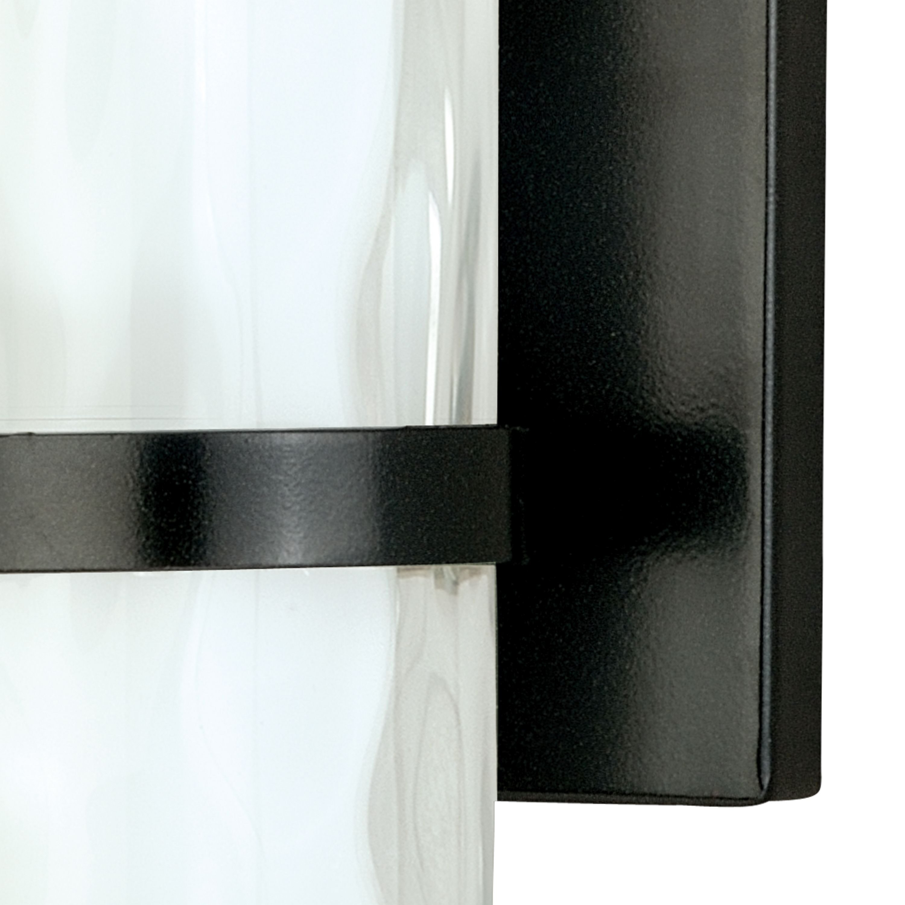 Elegant Bronze 13.5" Dimmable Vanity Wall Sconce with Frosted Glass