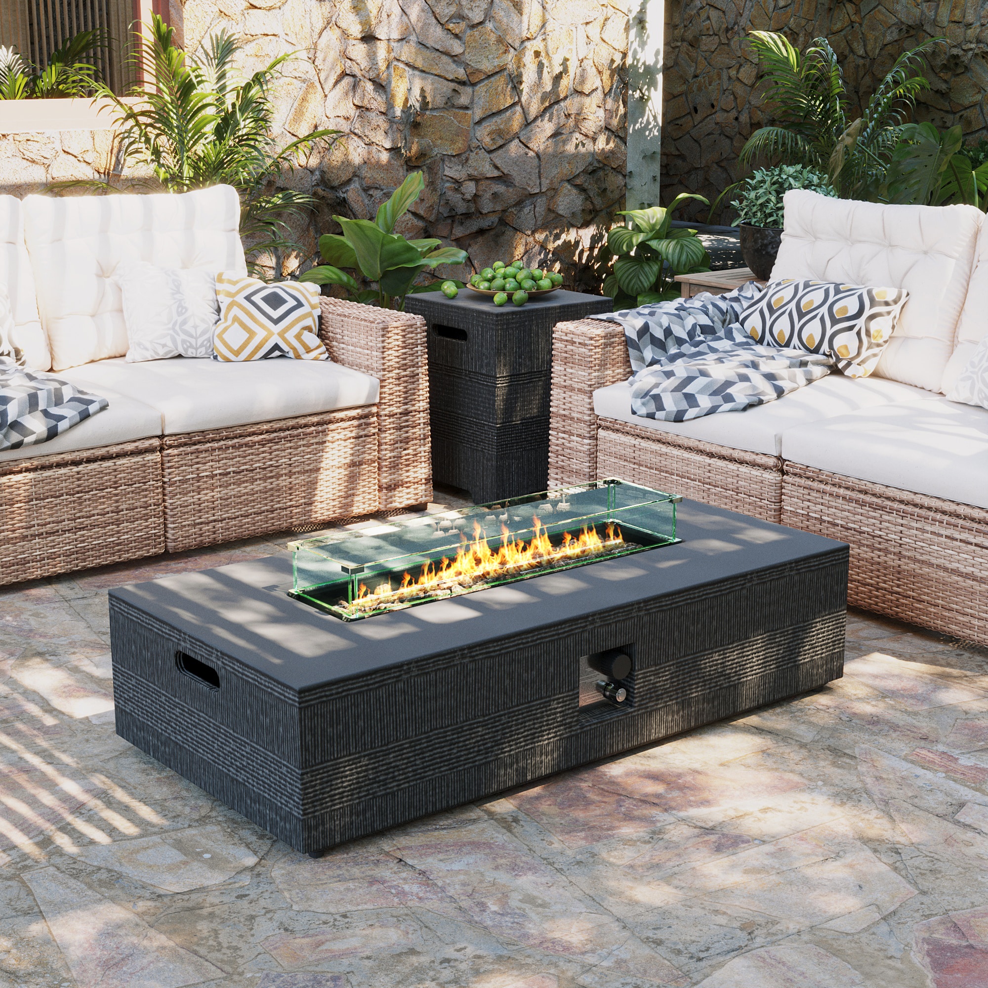 Patio Watcher LS-56MDK-SW-BW Outdoor-Gas-Firepits - View #2