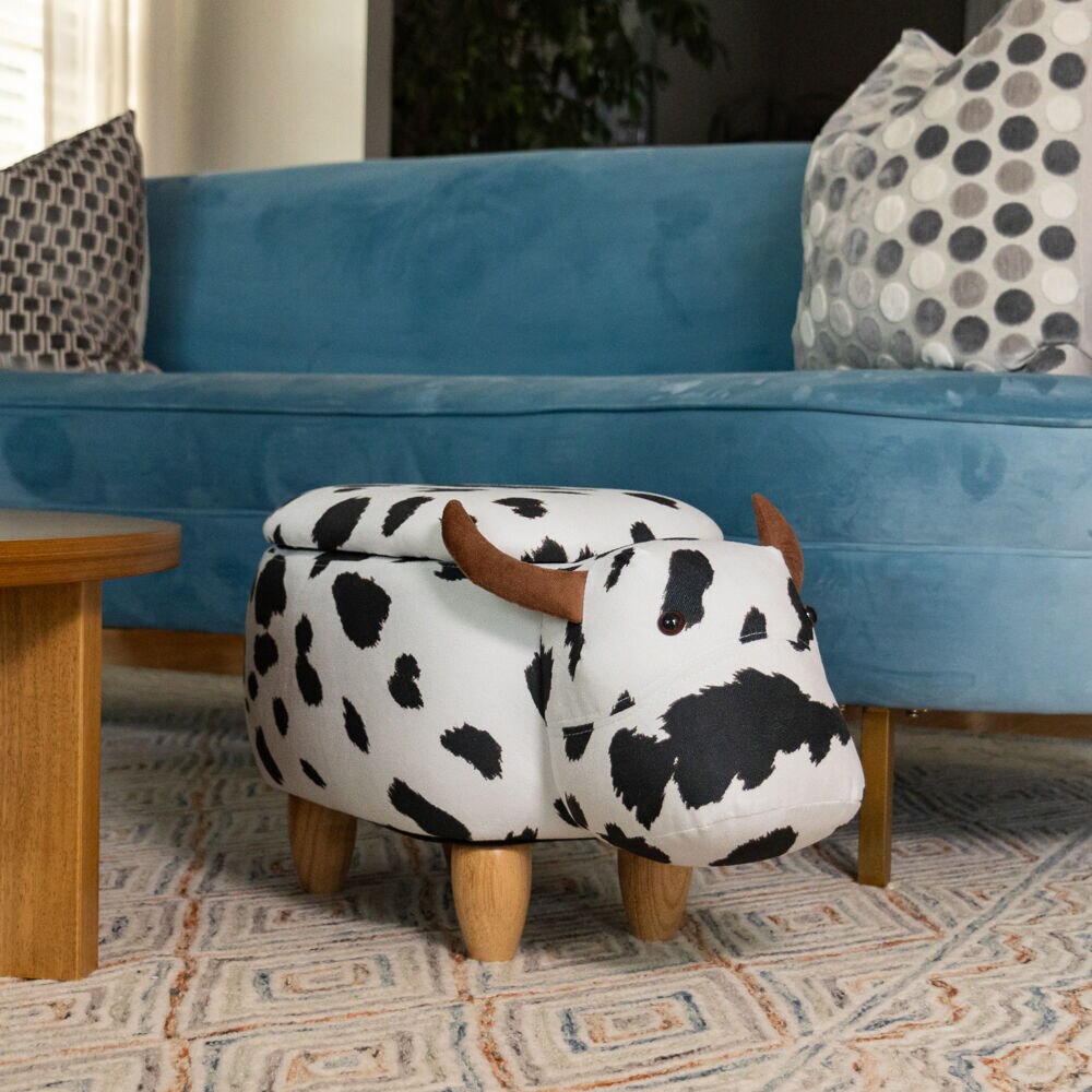 Critter Sitters CSCOWSTOTT-BLKWHT Kids-Chairs - View #10