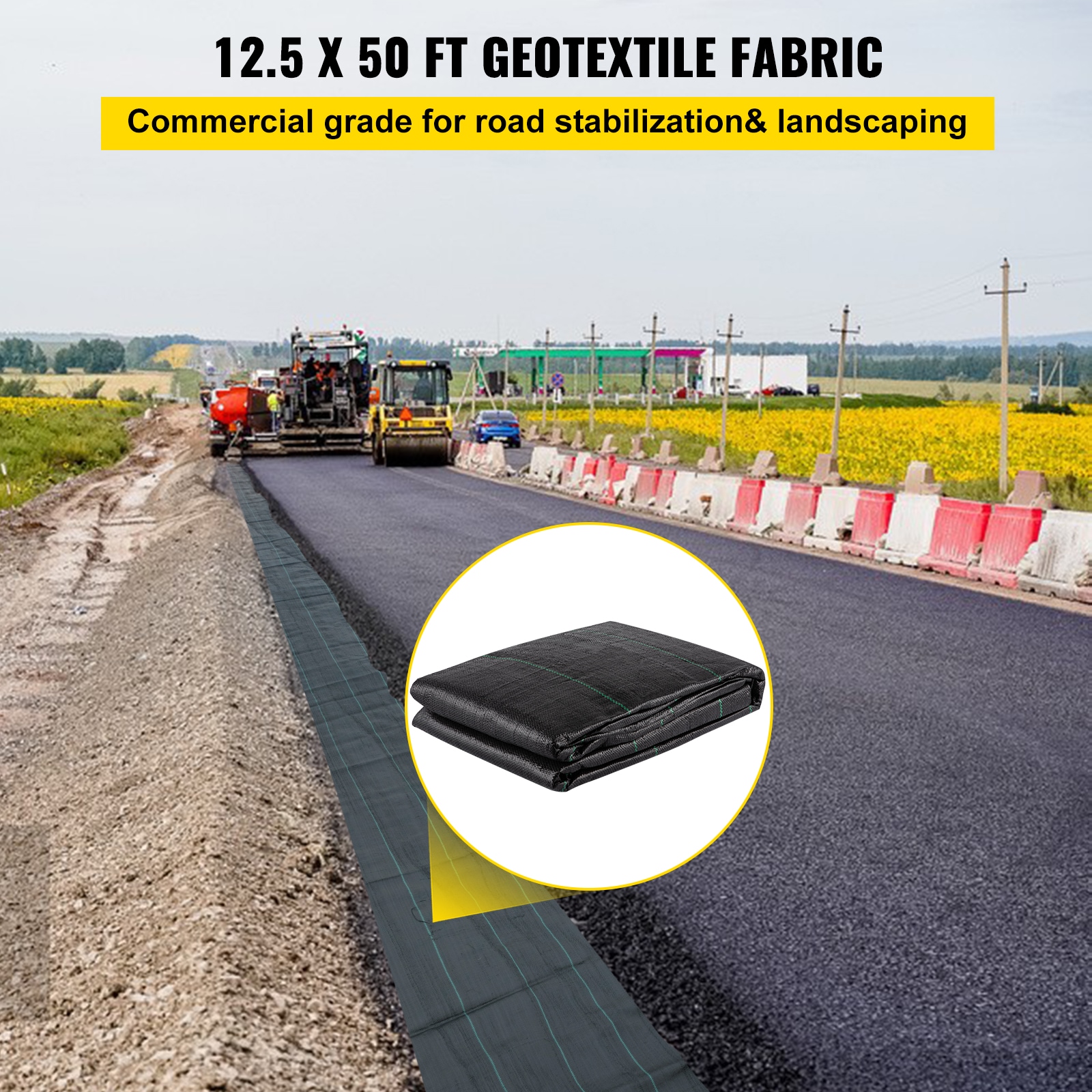 VEVOR BZTGB125X50PE01SYV0 Landscape-Fabric - View #2