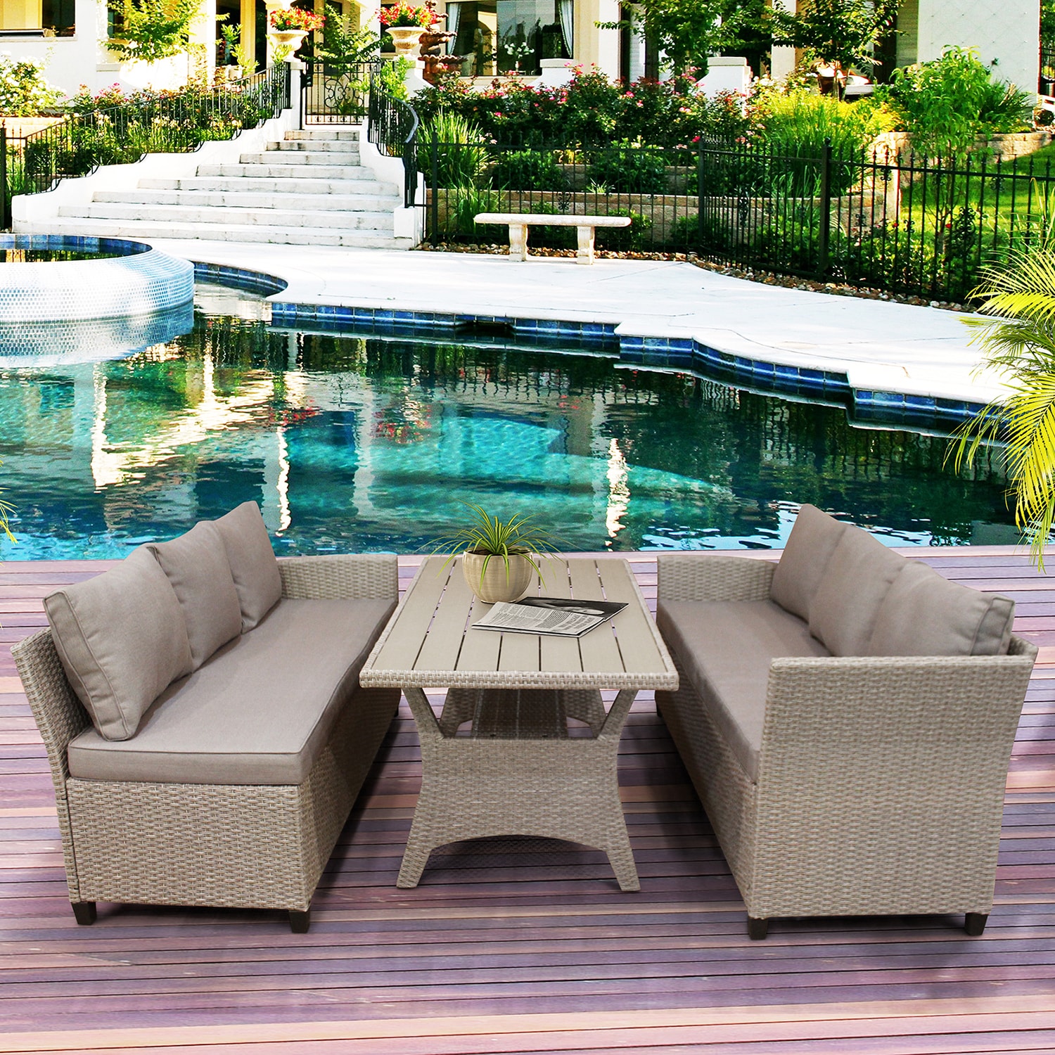 SINOFURN SYA010238BN Patio-Dining-Sets - View #7
