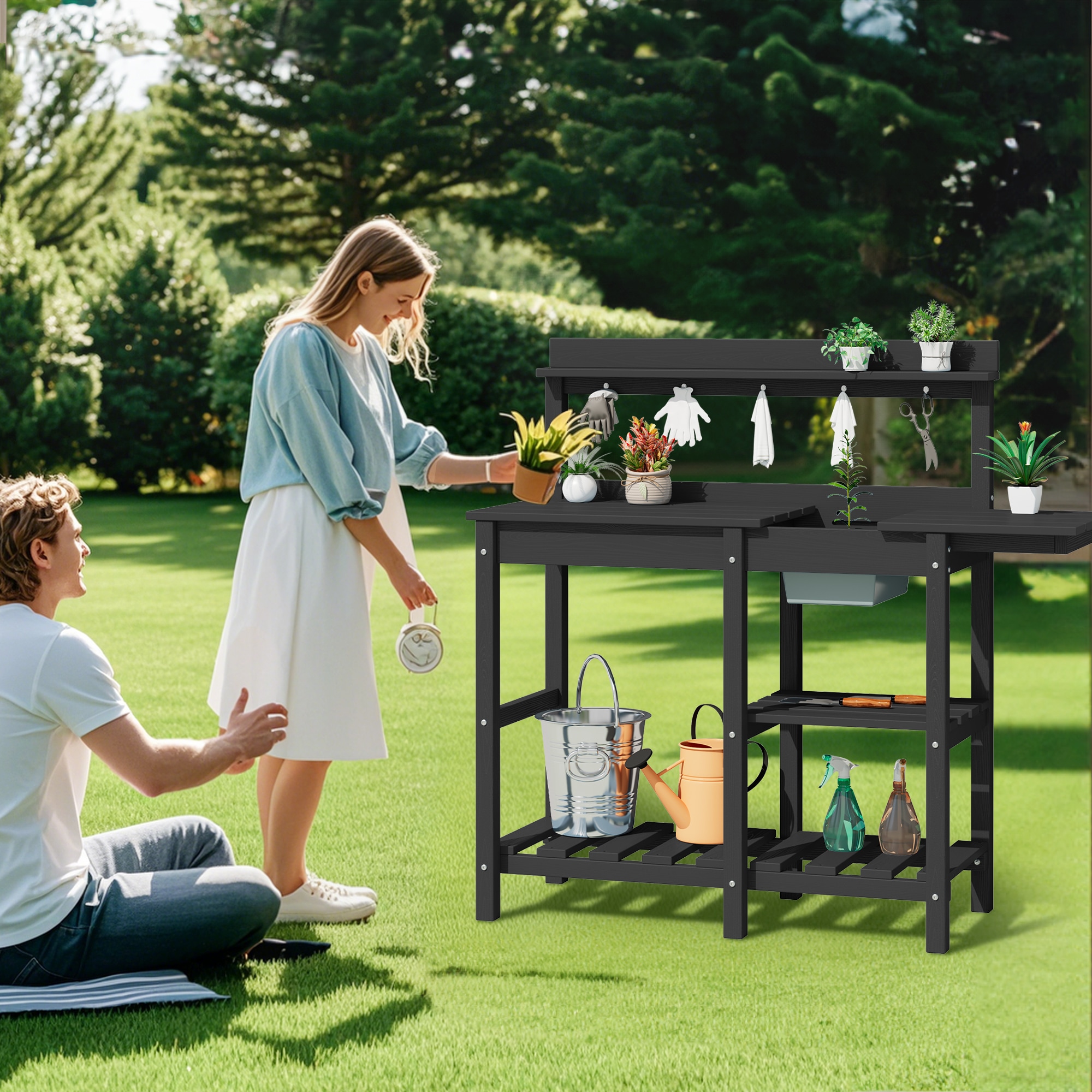 JEAREY PEYYGZT-BK Potting-Benches - View #7