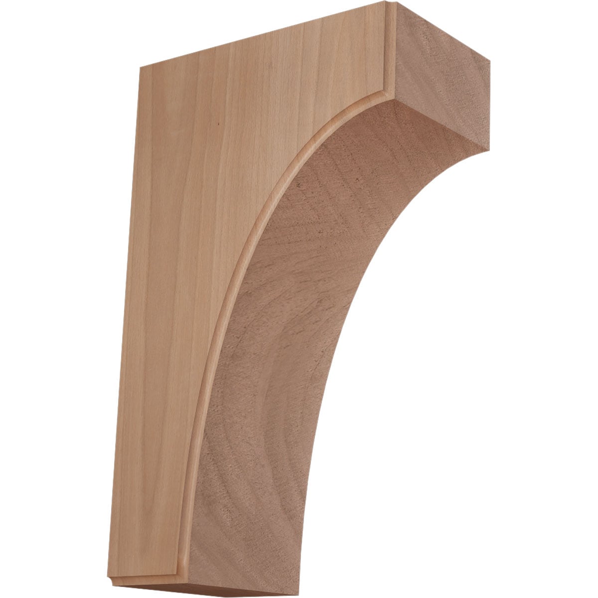 Ekena Millwork BKTW04X06X10CVCH Clarksville 3-1/2-in x 6-in x 10-in Cherry Wood Standard Bracket