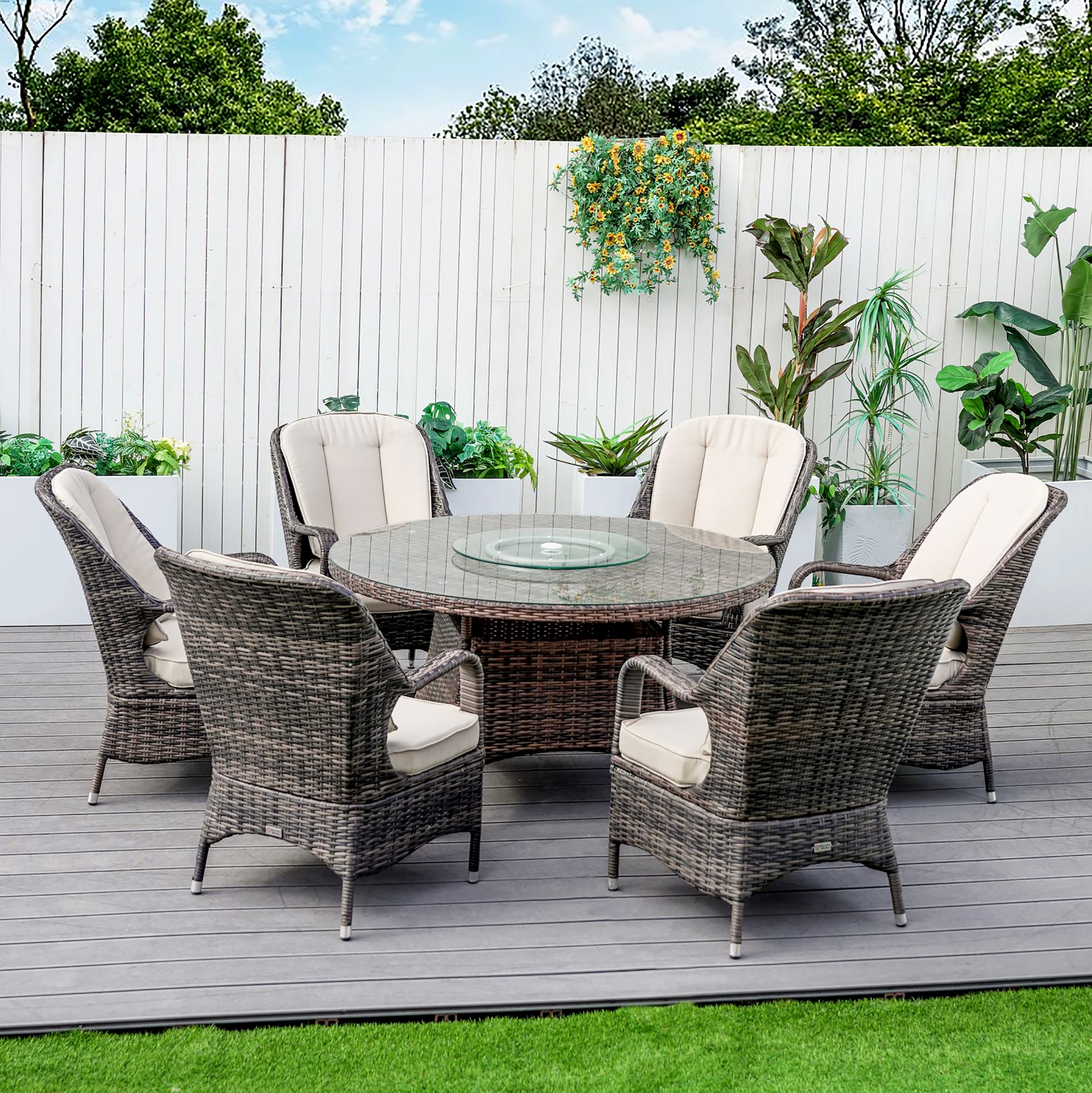 Moda Furnishings MD-PAD-1711-B Patio-Dining-Sets - View #3