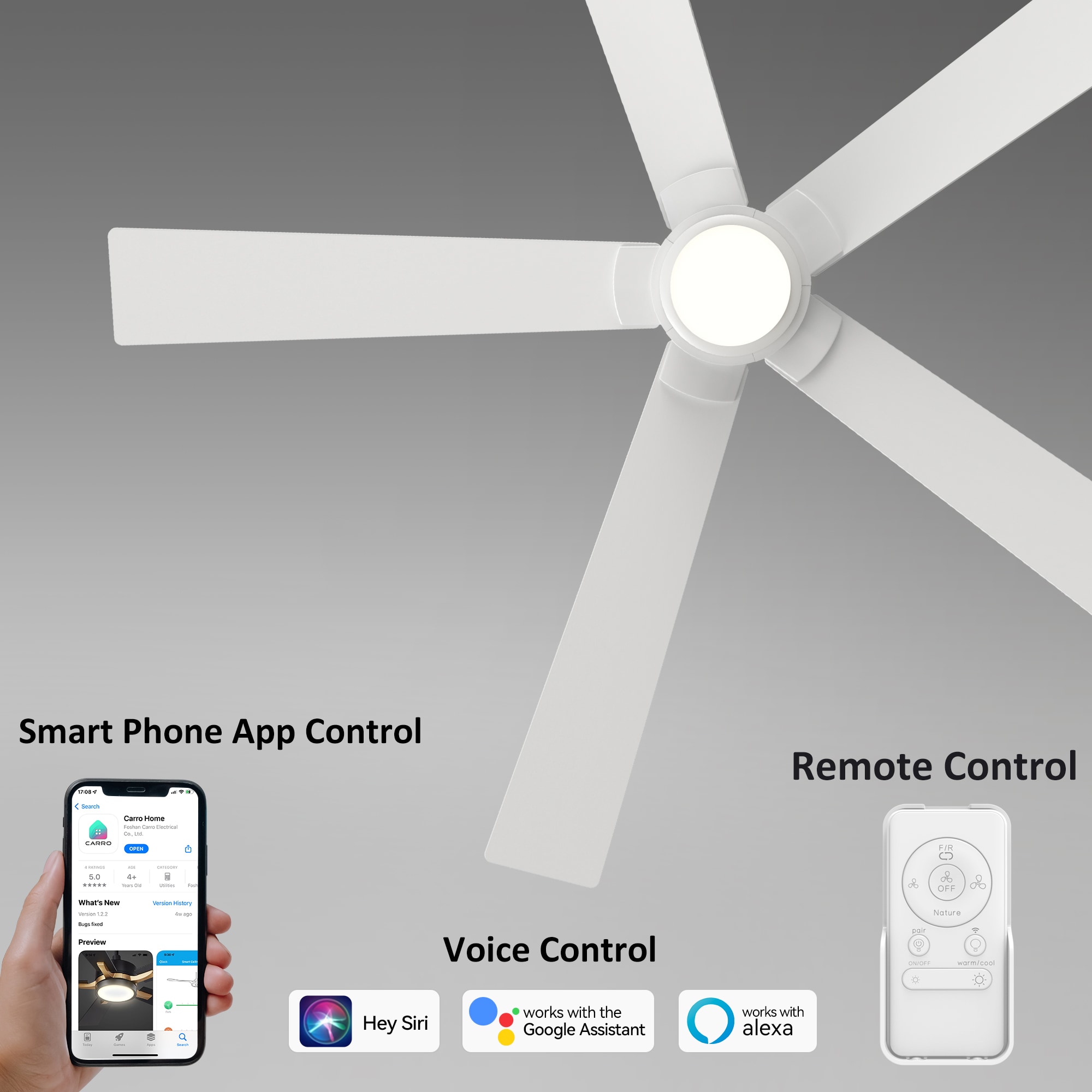 CARRO USA LS605J1-L11-W1-1 Ceiling-Fans - View #4