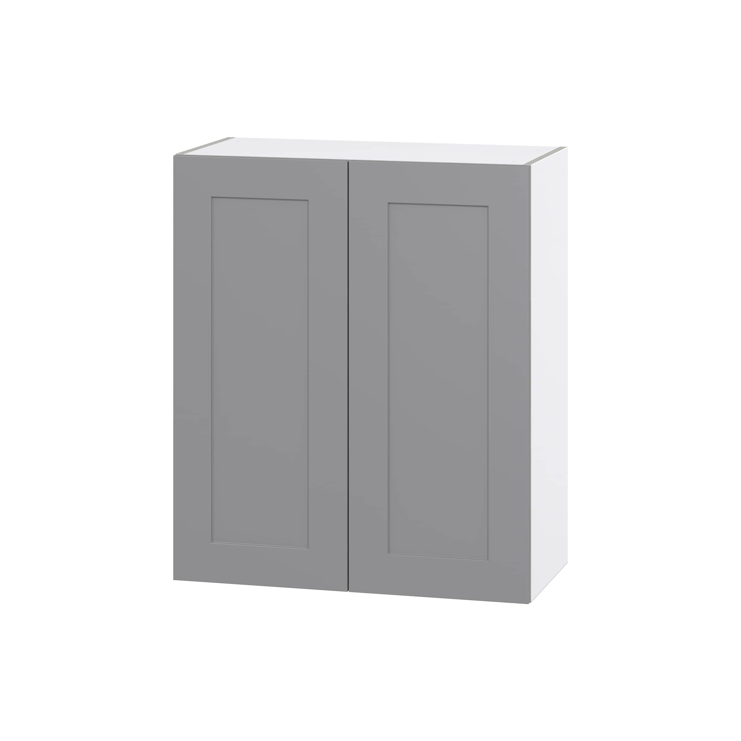 Hugo&Borg DSW3035-BM Beaumont 30-in W x 35-in H x 14-in D Slate Gray Wall Fully assembled Cabinet (Flat Panel Shaker)