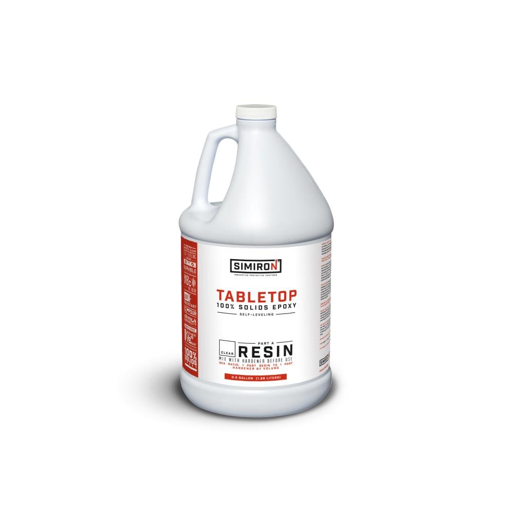 The Epoxy Resin Store Crystal Clear 2 Part Epoxy Resin Kit for Tabletops  and Composite Construction, 2 Gallon kit