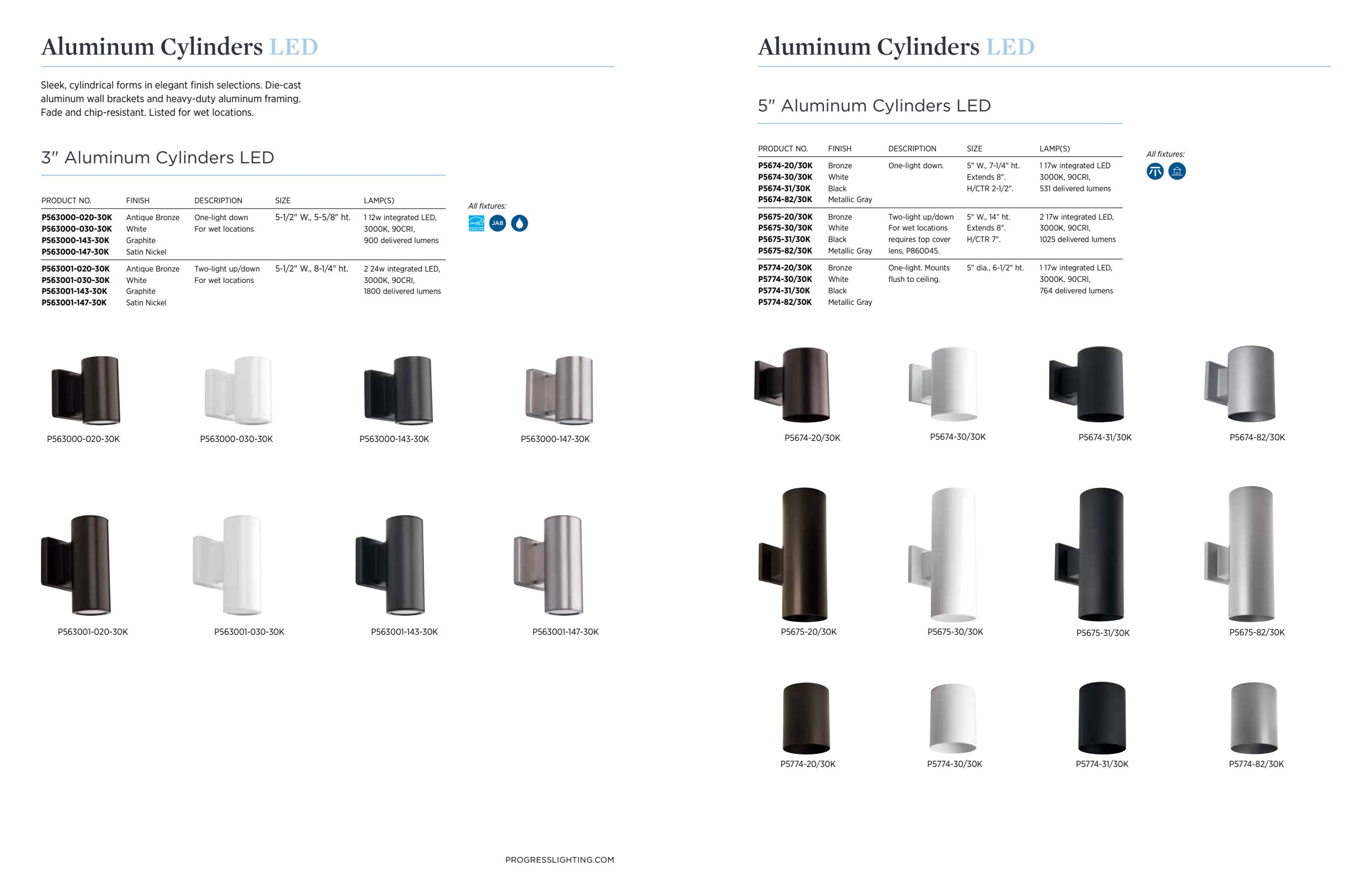 Progress Lighting P563001-020-30K Outdoor-Wall-Lighting - View #10