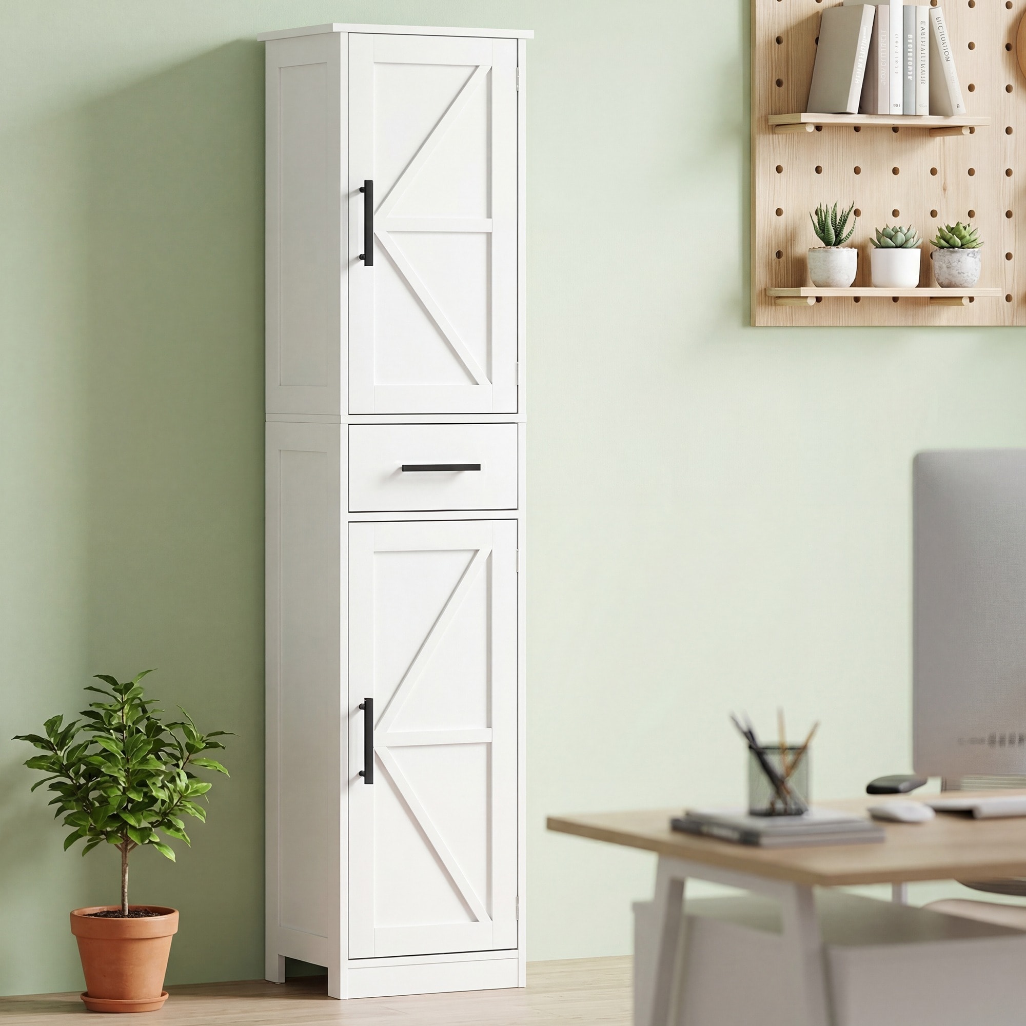 MOEPISY S7KW80WT Linen-Cabinets - View #4
