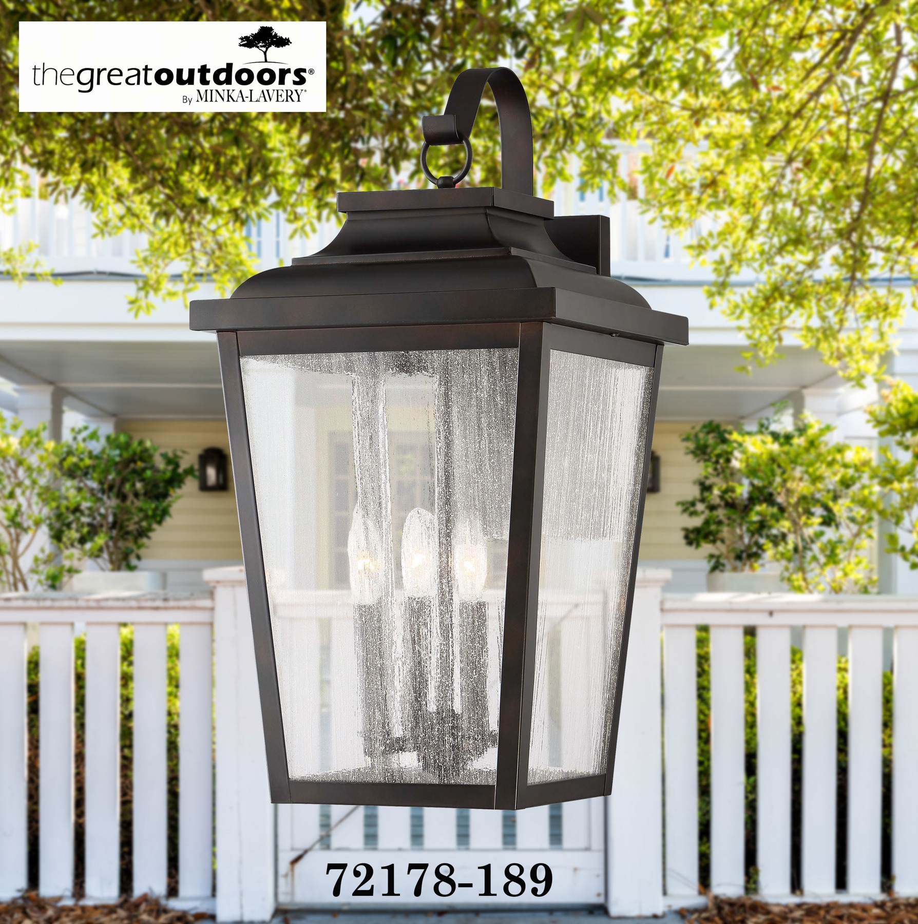 Minka Lavery Irvington Manor 4 -Light 24.25-in H Antique Bronze Hardwired Outdoor Wall Light