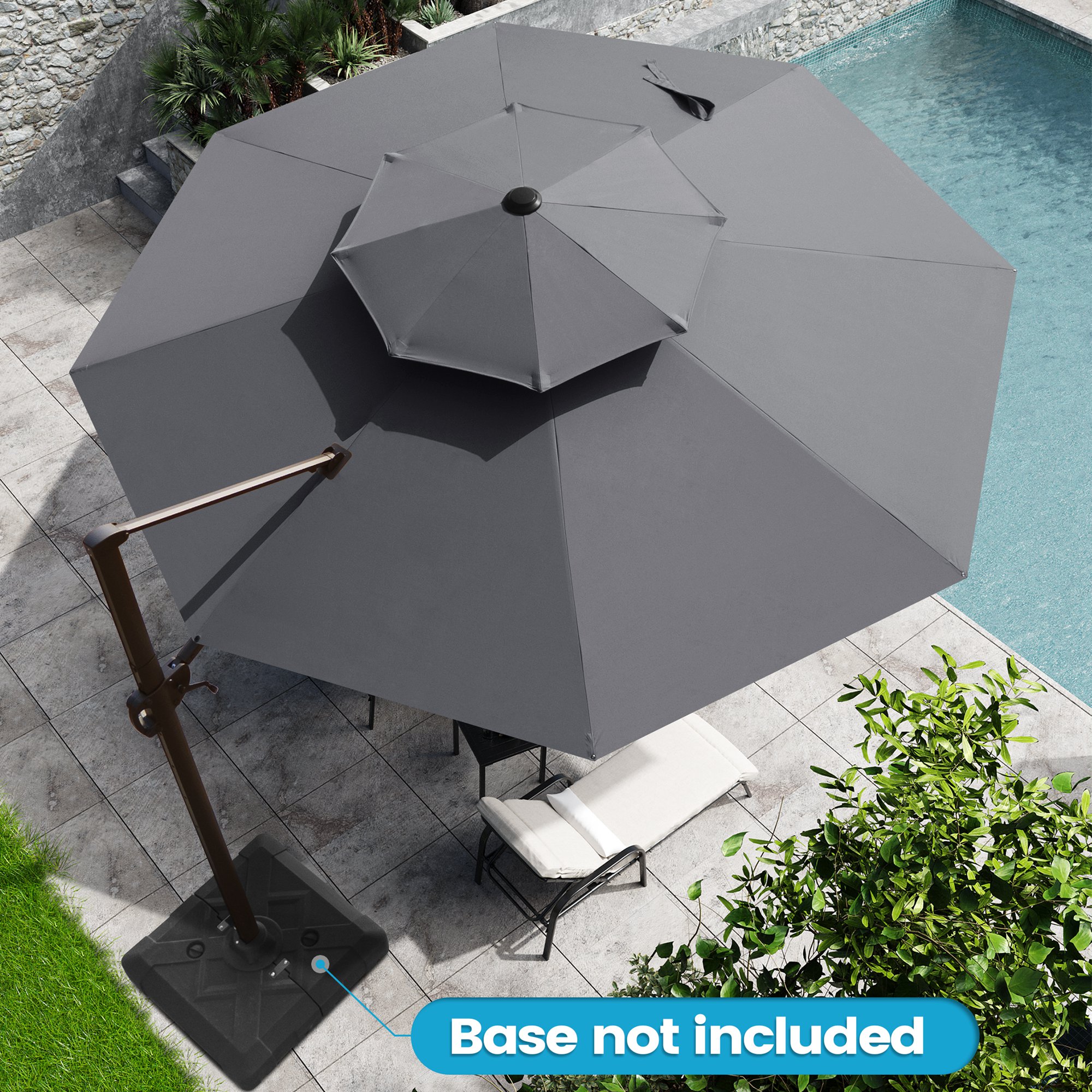Crestlive Products CL-PU053DGY Umbrellas-2 - View #2