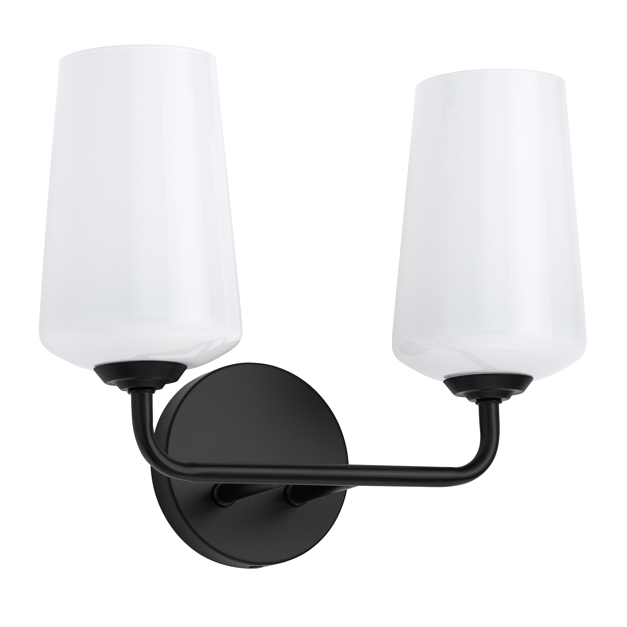 Progress Lighting P300543-031 Celino 14-in 2 -Light Black Modern/contemporary Vanity light