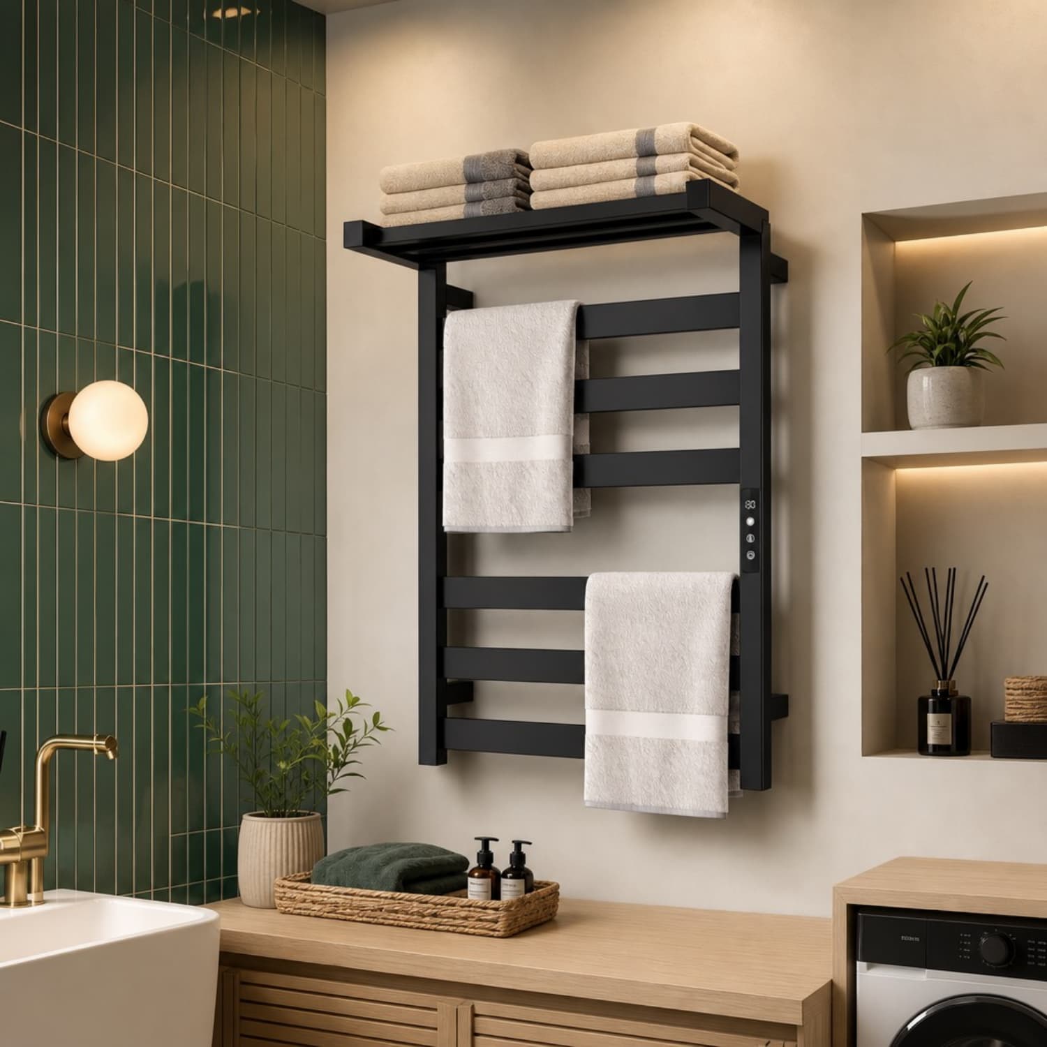 OGETFUUR L5ZQYA605BTW01 Towel-Warmers - View #2